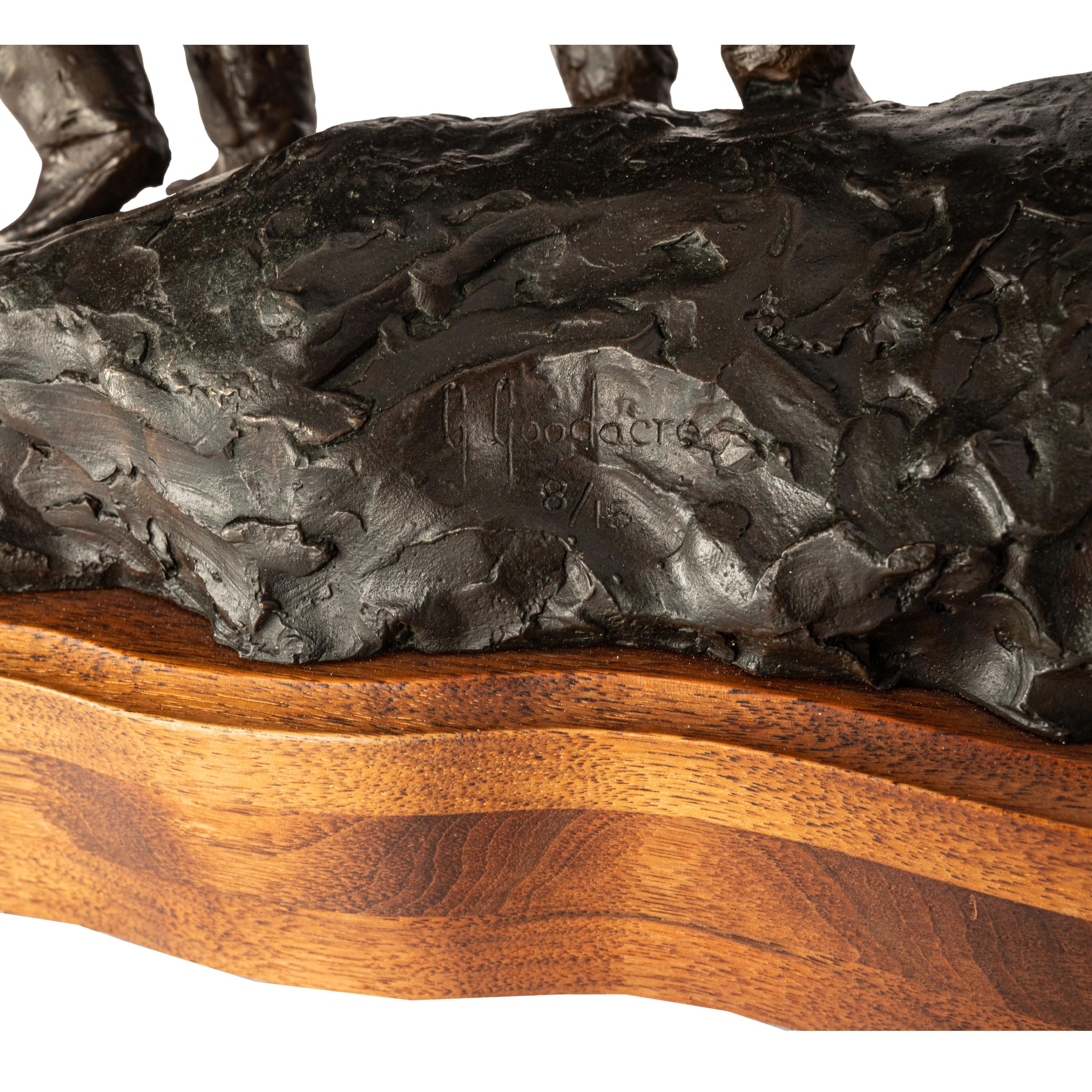 Bronze-Skulptur-Statue der Korb Tänzerin, Young Native Pueblo Women, New Mexico im Angebot 9