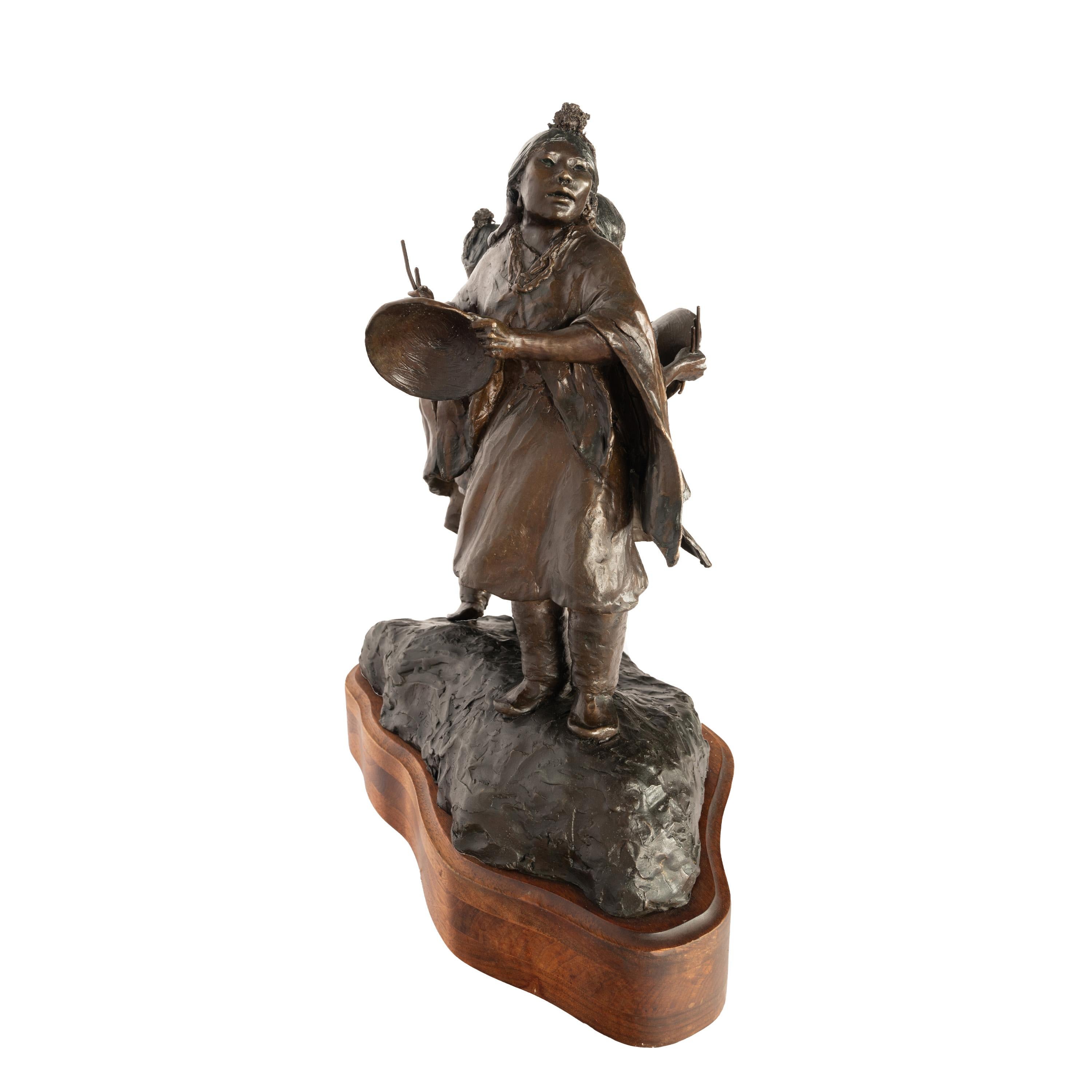 Eine schöne und große Bronzeskulptur 