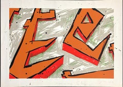 Glexis Novoa, Cuban, silkscreen, 1989