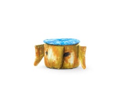 Gli Amici Printed Cotton Pouf Elefante by Gaetano Pesce