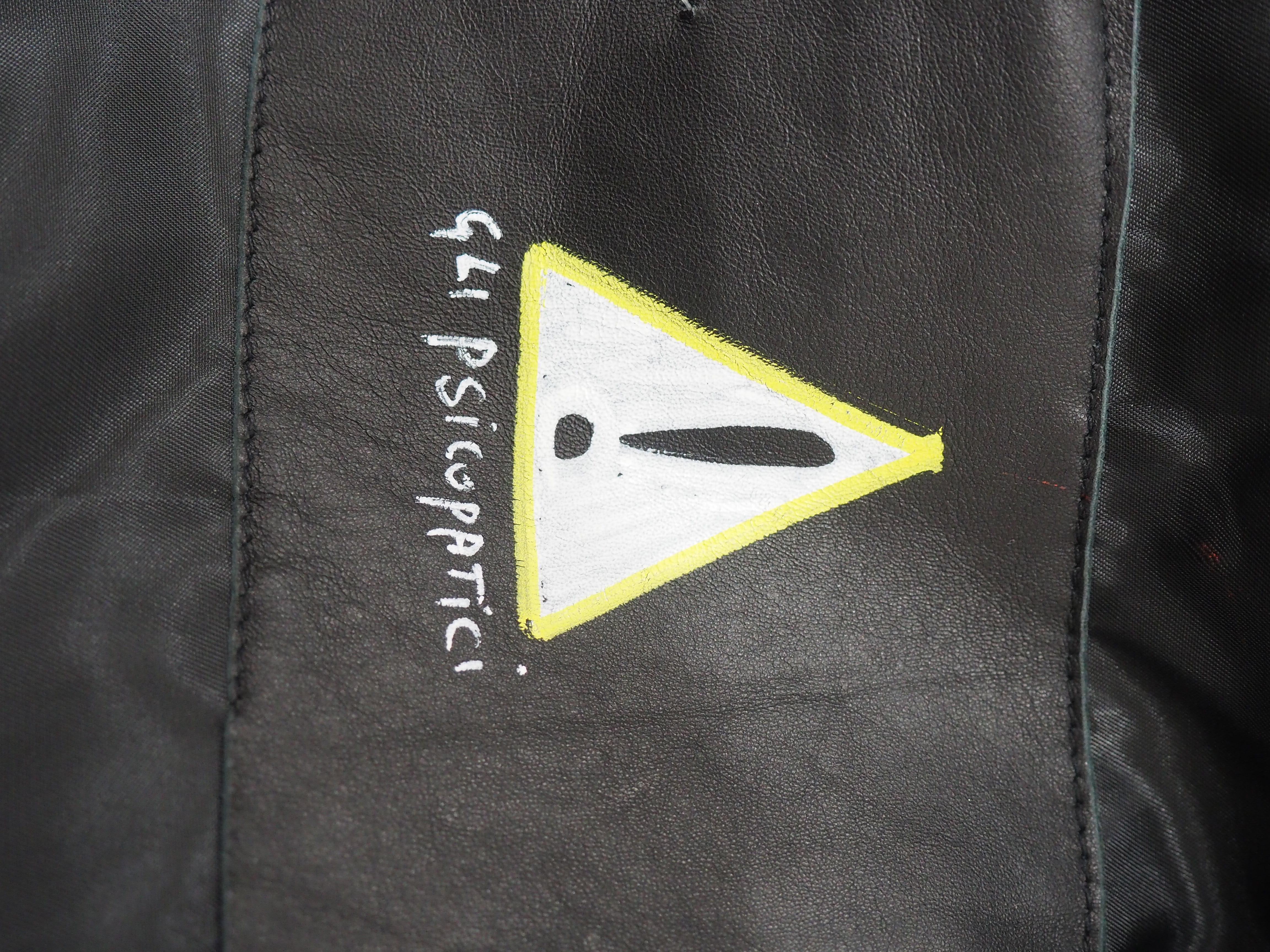 Gli Psicopatici Black Leather danger woman jacket 7