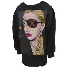 Gli Psicopatici Madonna X black long sweater / dress