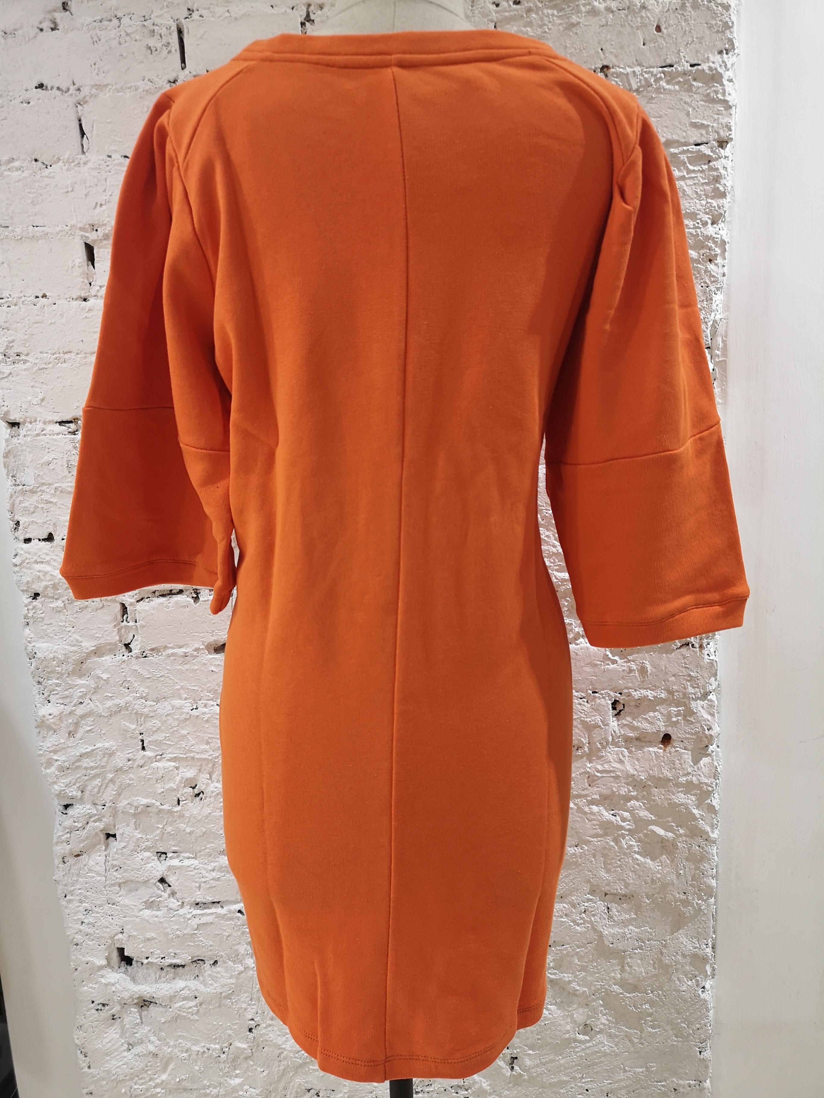 Gli Psicopatici orange long dress / sweater 1