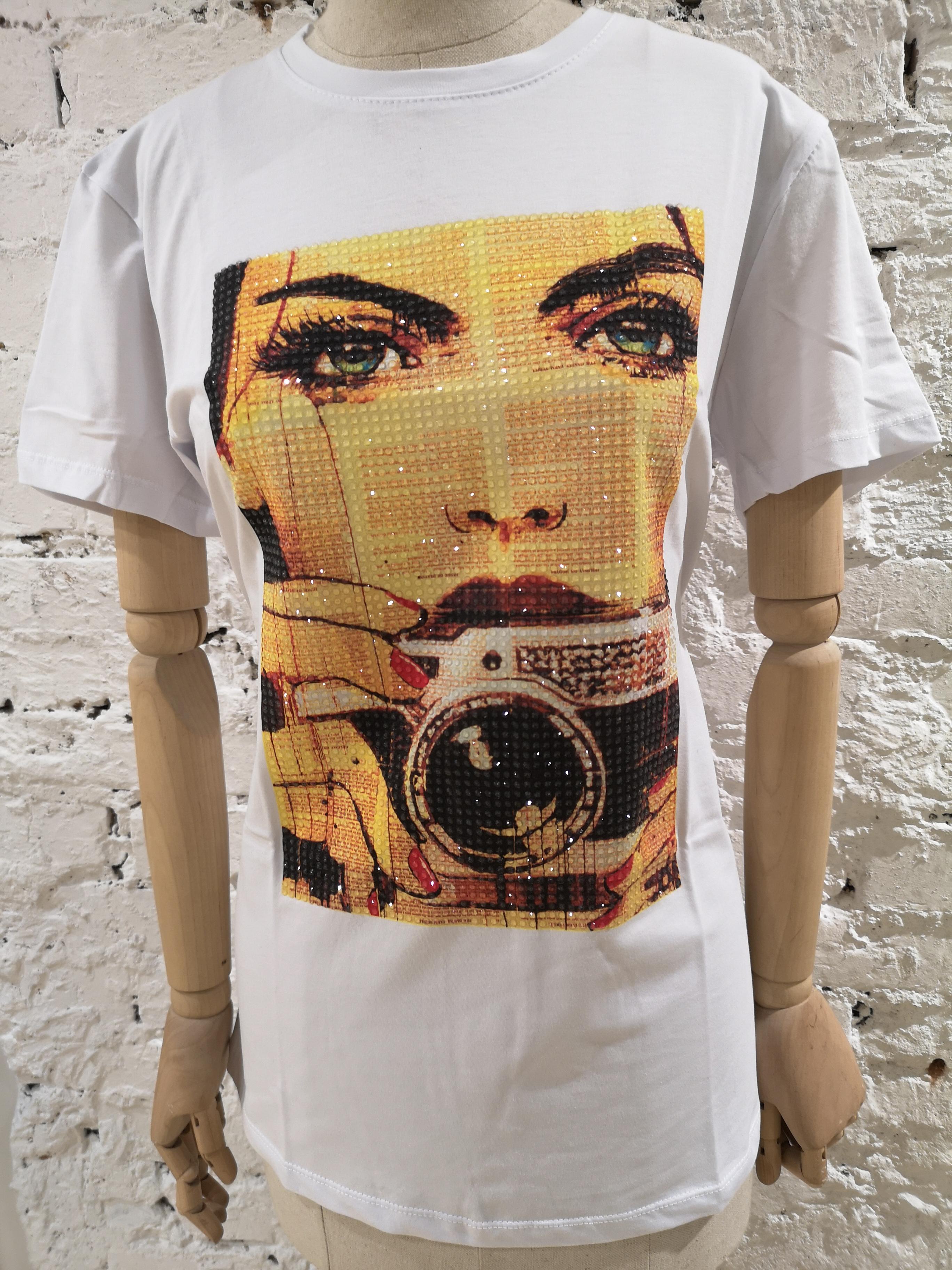 Gli Psicopatici photographer cotton shirt In New Condition In Capri, IT
