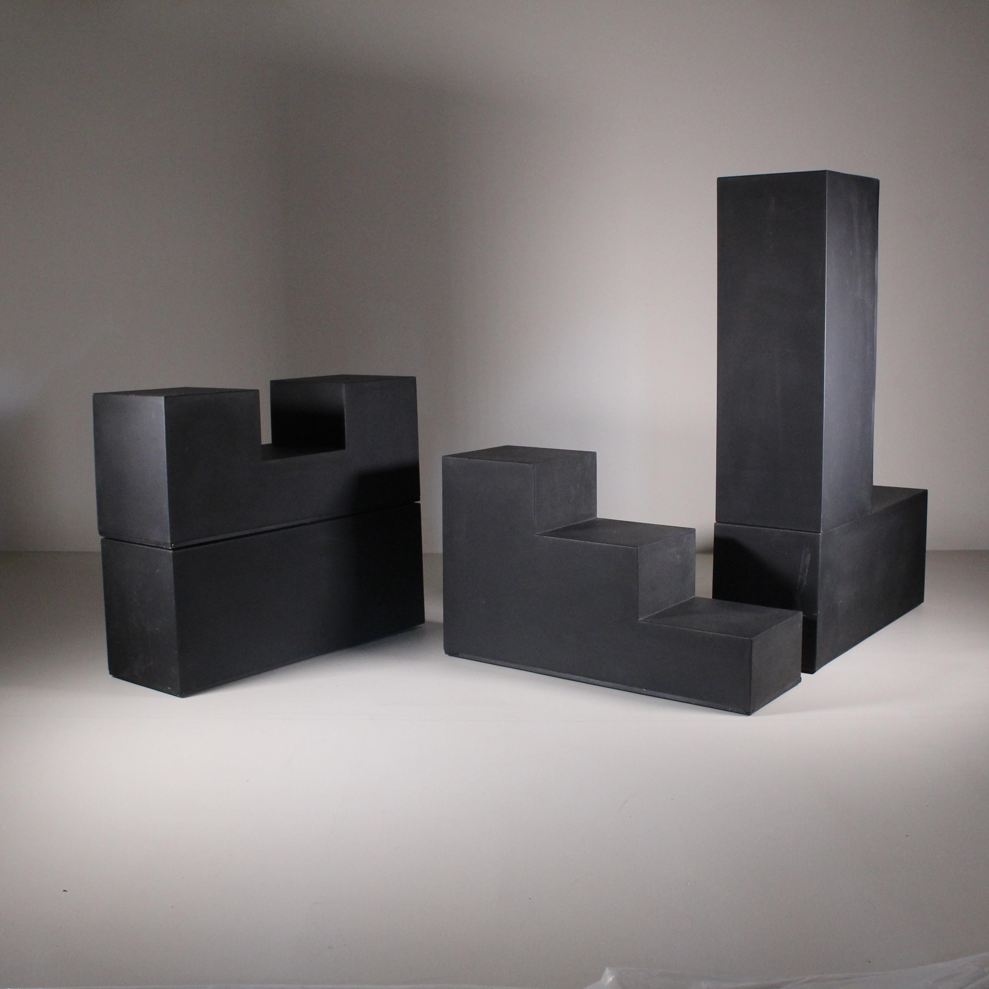 Pelle Elementi modulari Gli Scacchi di Mario Bellini, B&B Italia, Italia, anni '70