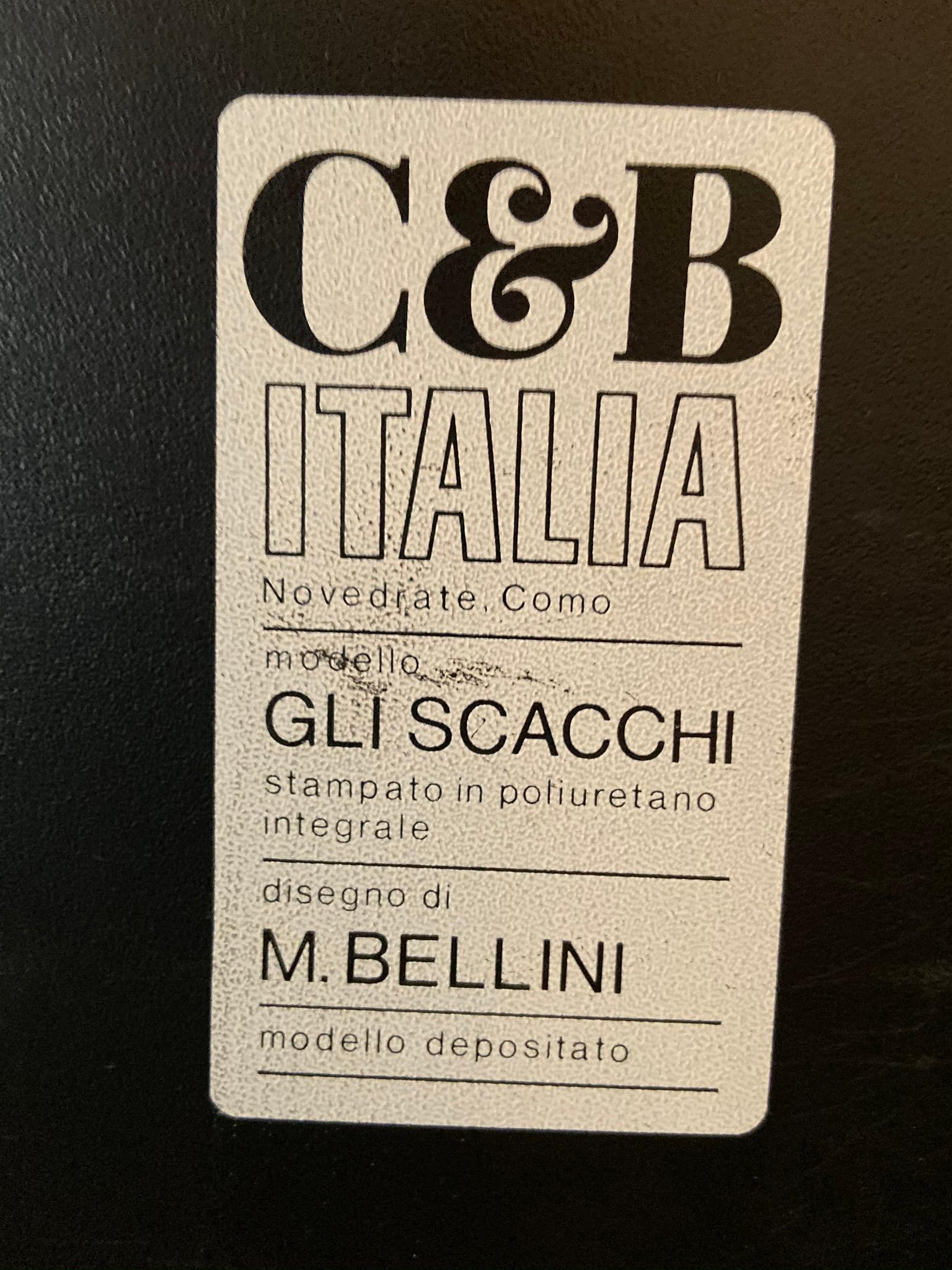 Mid-Century Modern Gli Scacchi Modular Tables by Mario Bellini for B&B Italia, 1968