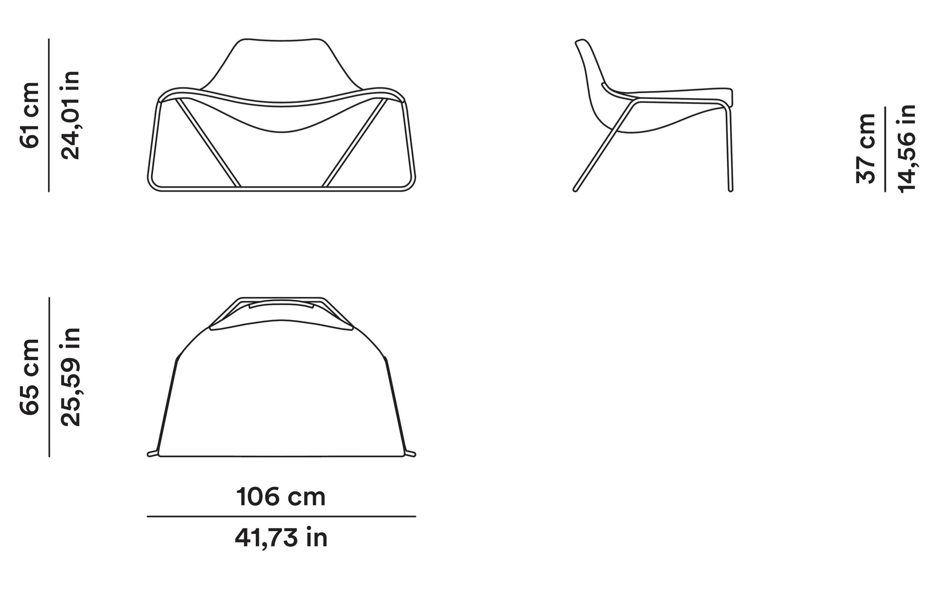 Glide – Armchair in white leather by Monica Forster for Tacchini In condizioni Nuovo in vendita a Alcamo, IT