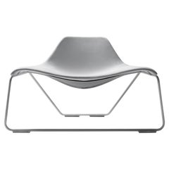 Glide – Armchair in white leather by Monica Forster for Tacchini