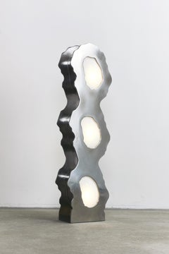 Glimpse Stainless Steel Floor Lamp by Furn Object