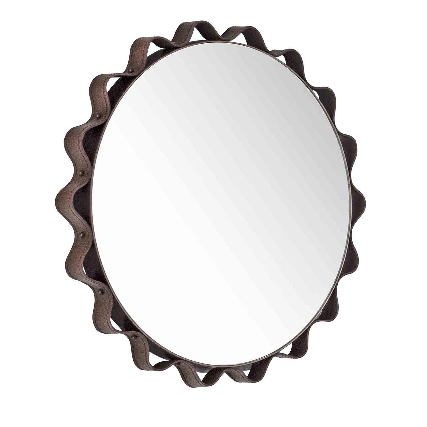 Glimt Round Wall Mirror by Enrico Pellizzoni For Sale 1