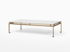 Glissade Cocktail Table in Metal and Stone
