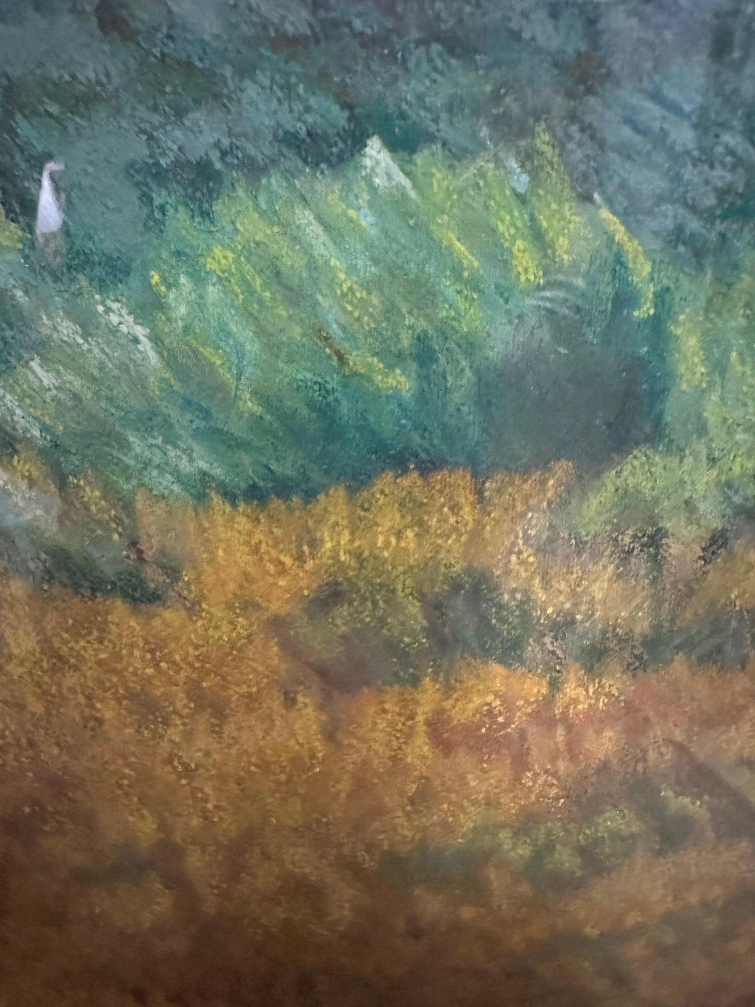 Reluciente paisaje al pastel de Alma Woods Coggins en Bueno estado para la venta en Hopewell, NJ