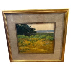 Glistening Pastel Landscape by Alma Woods Coggins