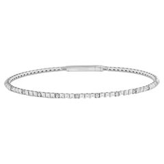 Bracelet précision en or 14 carats avec diamants taille ronde