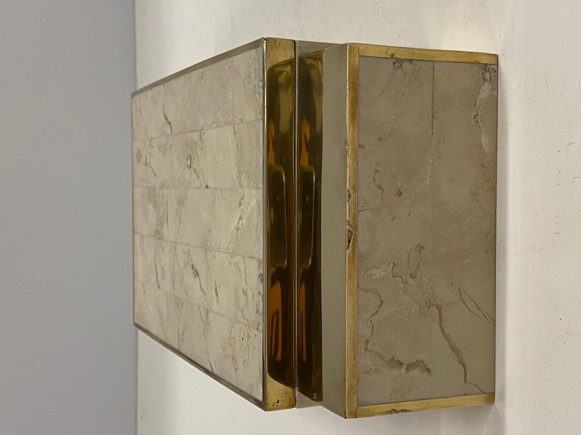 Glistening Tessellated Stone and Brass Decorative Box 2