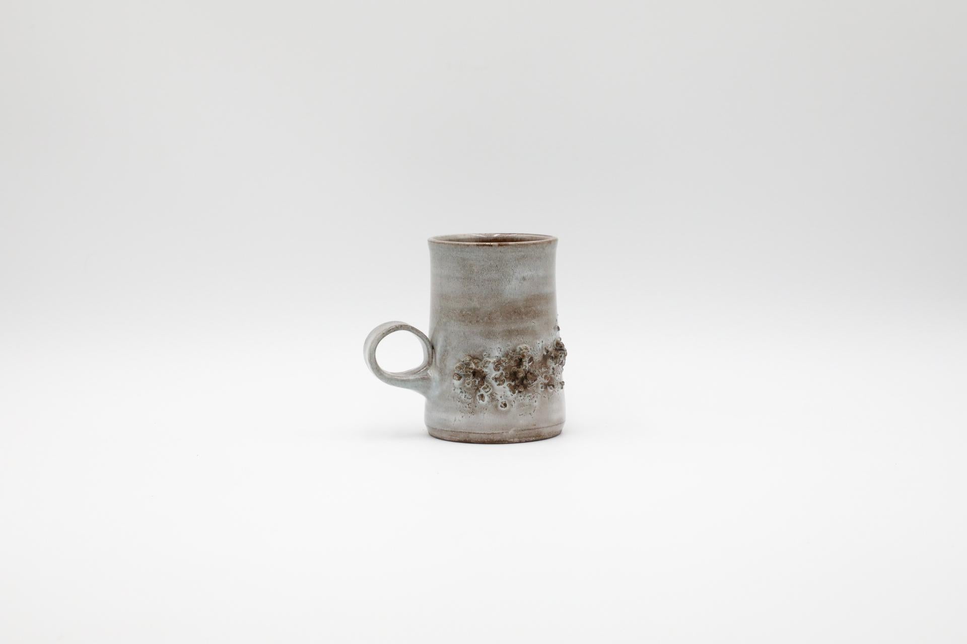 Glit HF Icelandic Mid-Century Fat Lava Ceramic Set of Mugs, Pot & Plate en vente 9