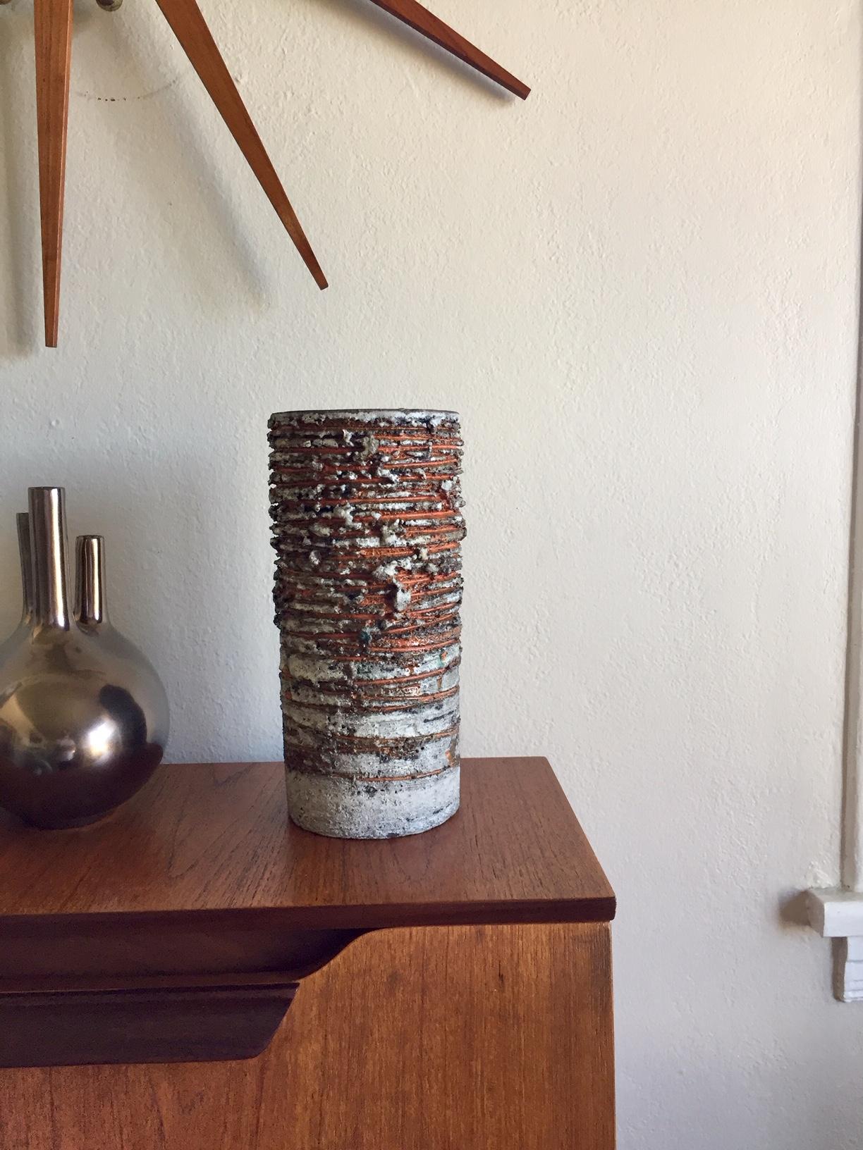 Glit Pottery Vase 