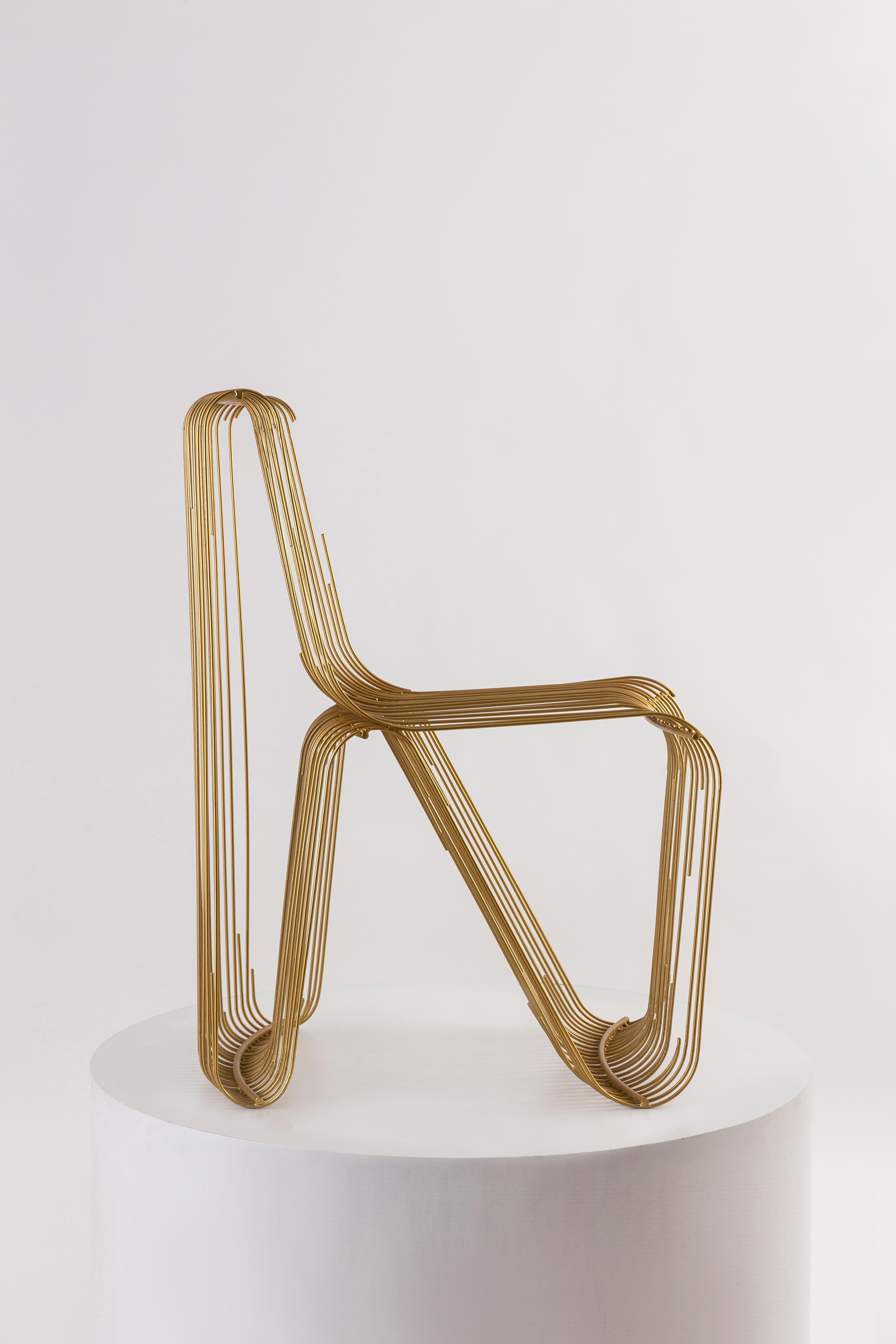 Etched Glitch chair by Namit Khanna For Sale