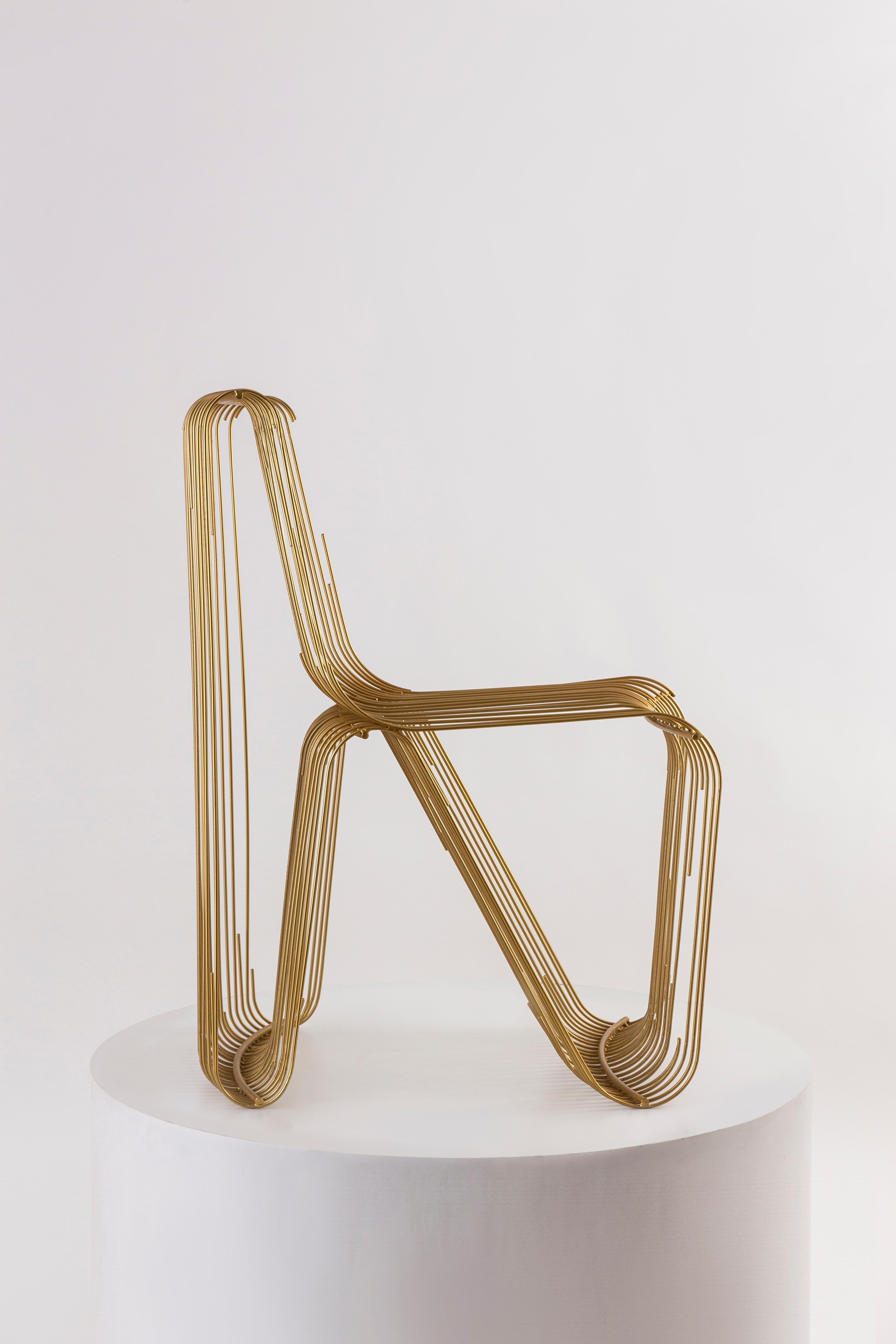 Etched Glitch chair by Studio Namit Khanna For Sale