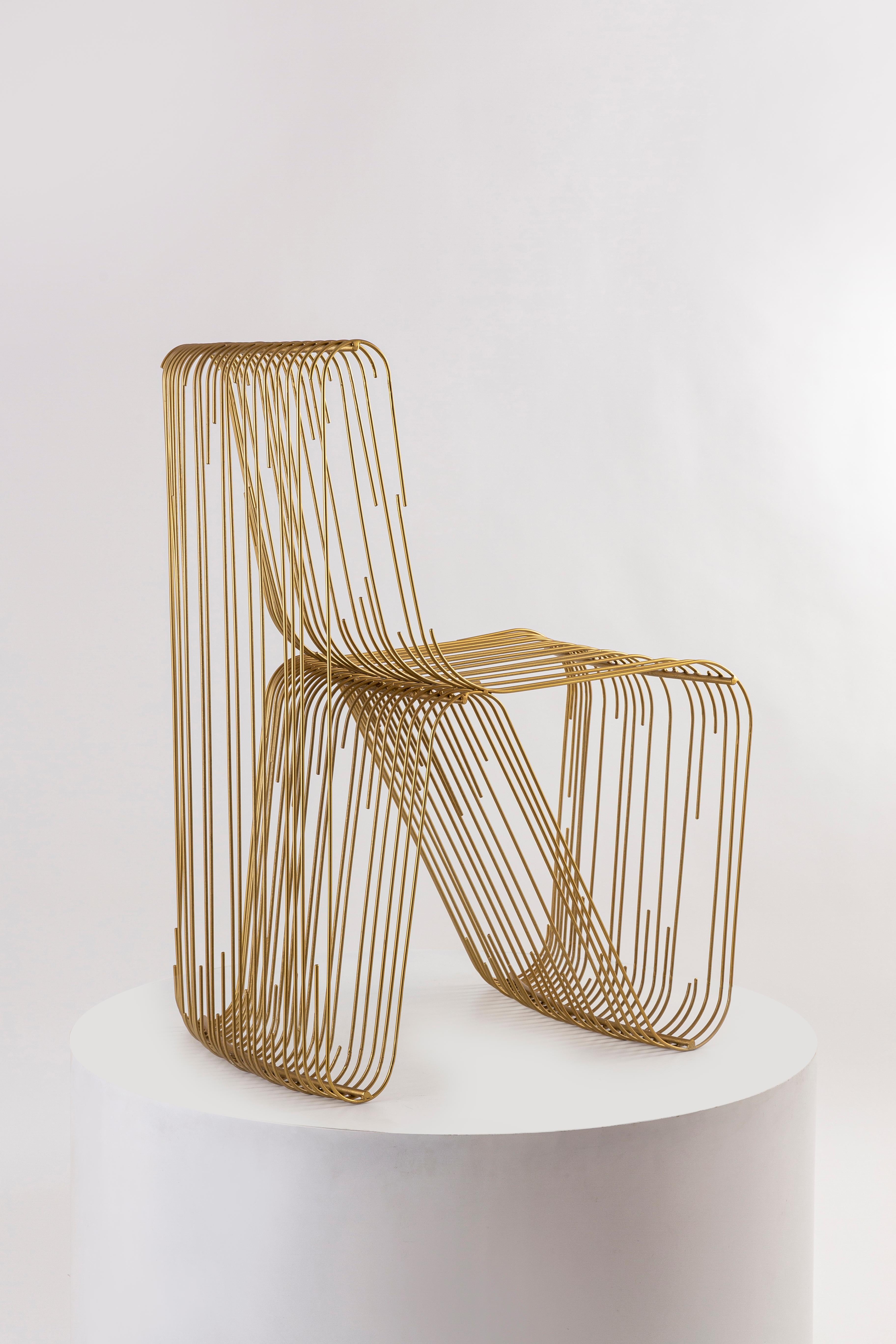 Glitch chair by Studio Namit Khanna In New Condition For Sale In Moradabad, IN