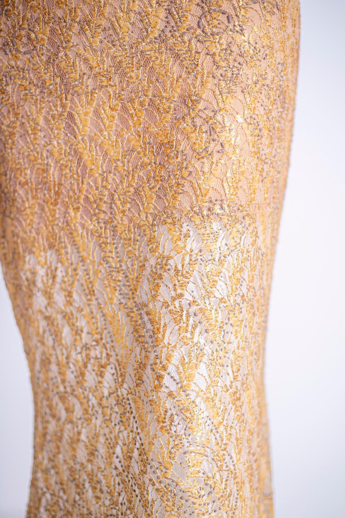 Glittering Vintage Evening Dress by Faust 1