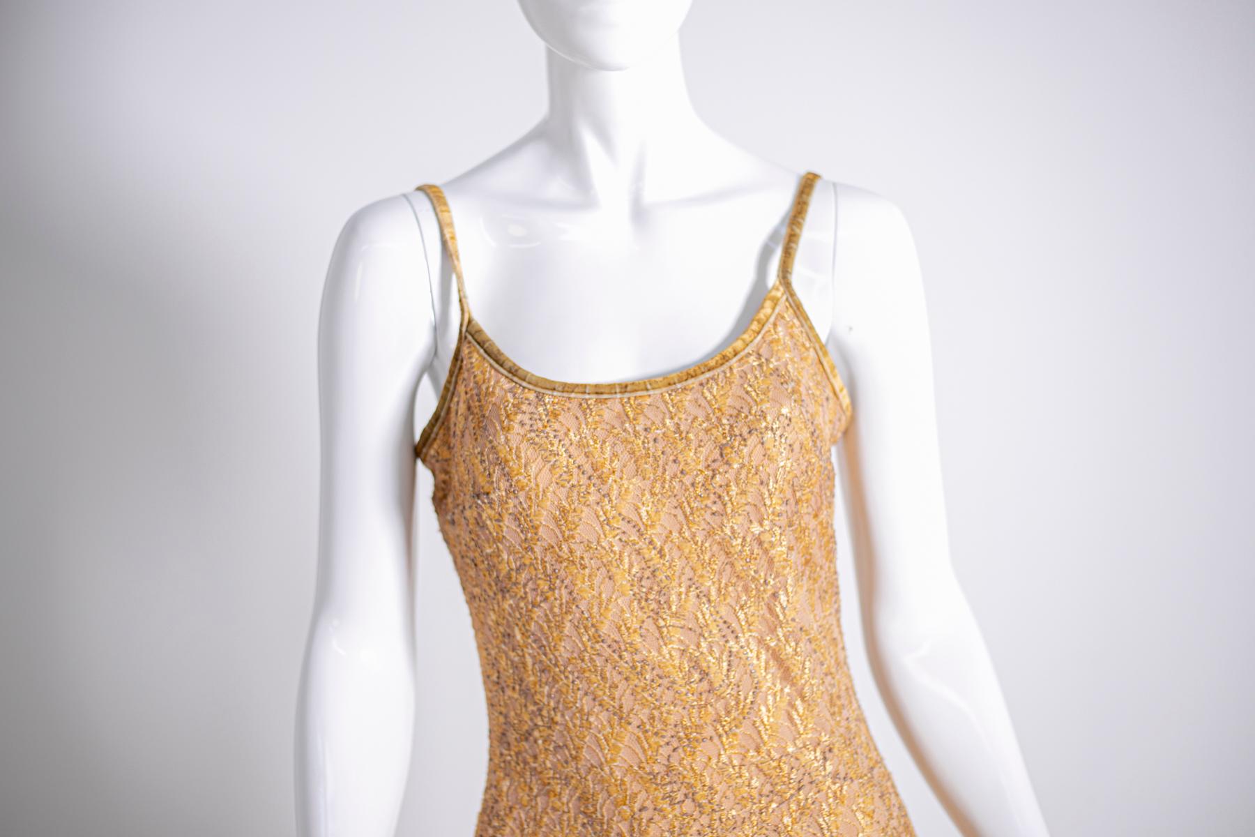 Glittering Vintage Evening Dress by Faust 4
