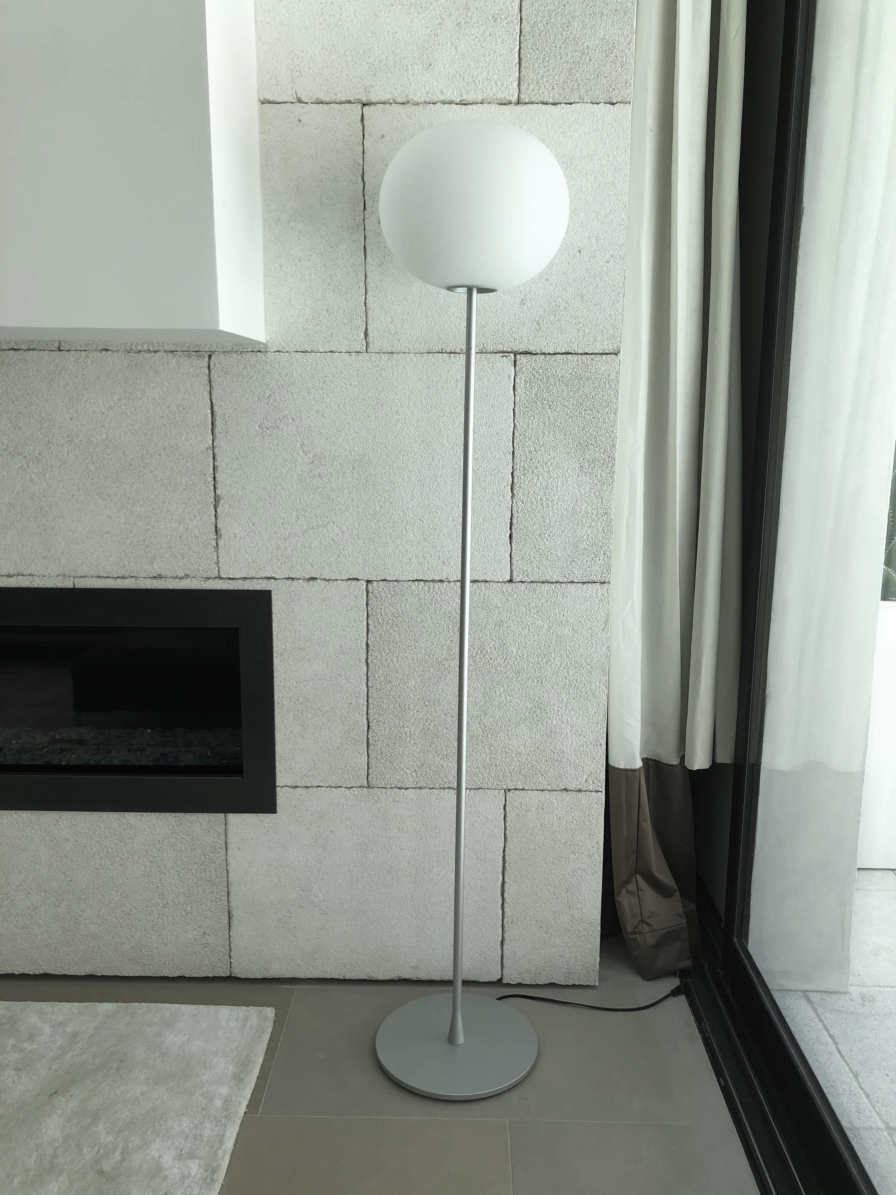 flos glo ball floor lamp