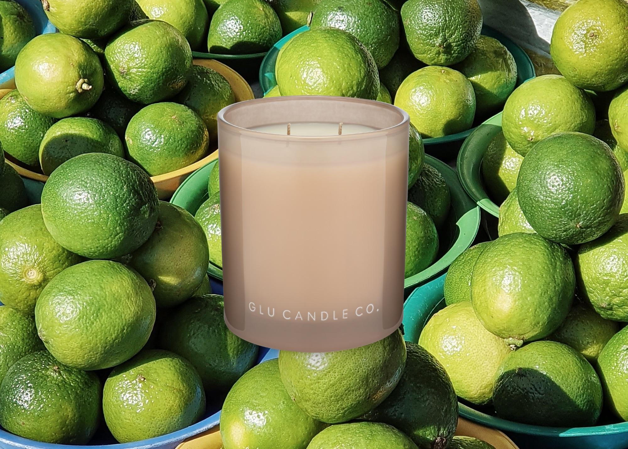 Contemporary Glo Getter (Peach candle jar) 11 oz For Sale