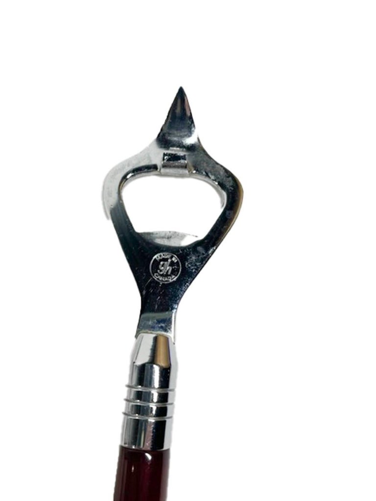 Glo-Hill 6 Piece Bar Tool Set with Revolving Stand in Red Bakelite and ...