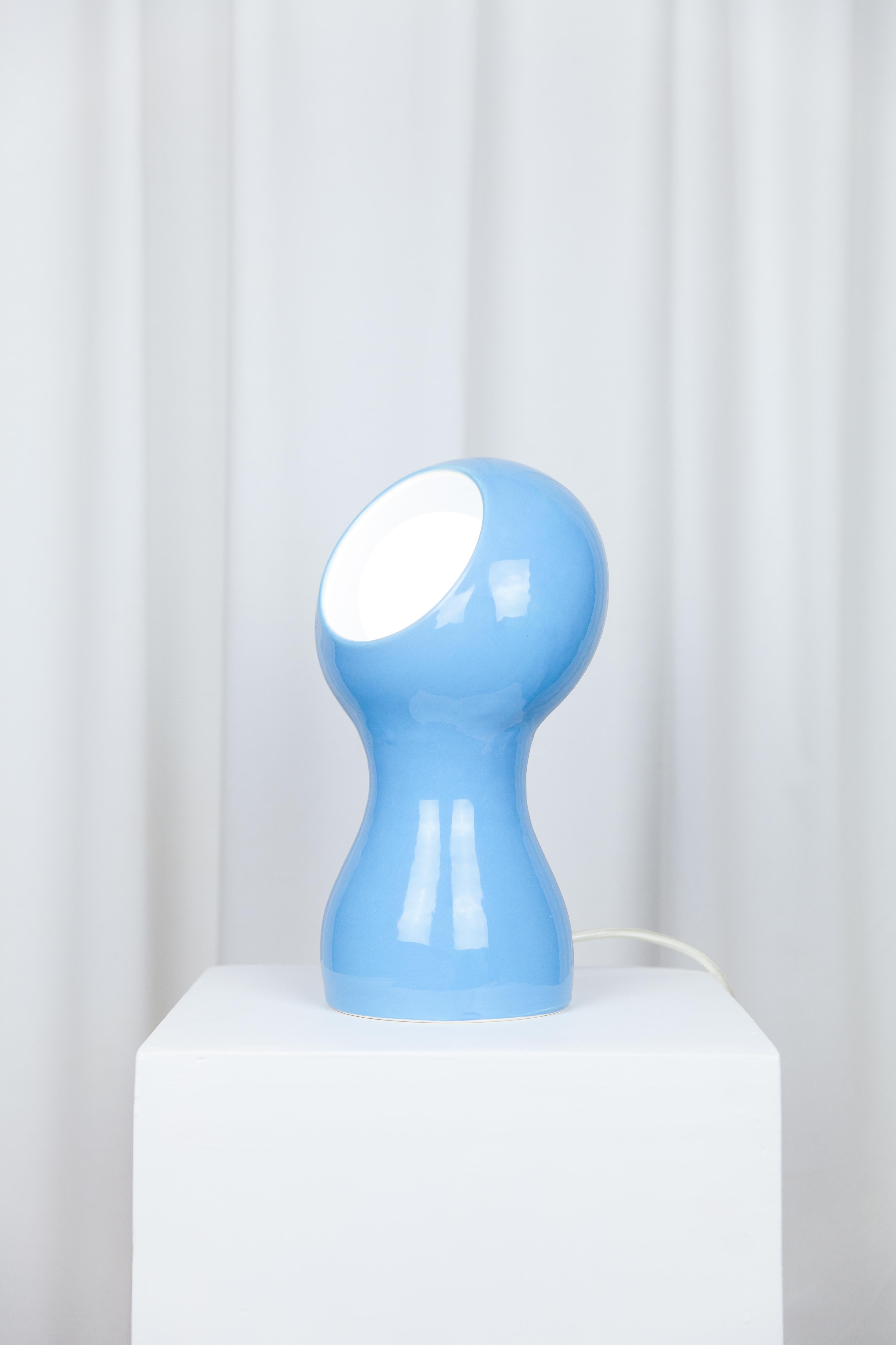 Post-Modern Glob Blue Lamp by Lola Mayeras