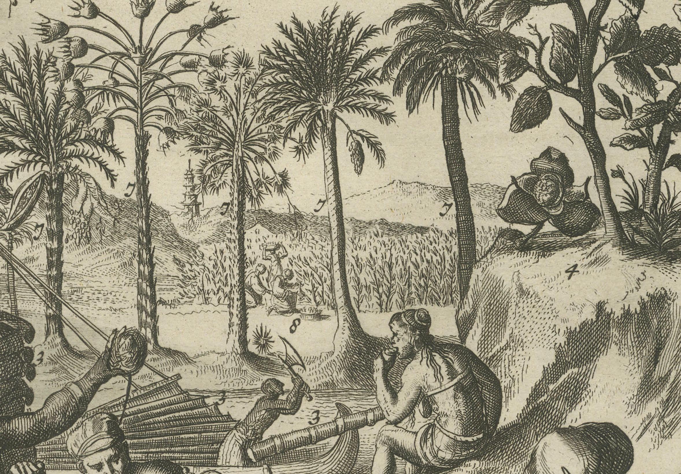 Paper Global Harvests and Crafts: From the East Indies to Chinese Lacquerwork, c. 1708 For Sale