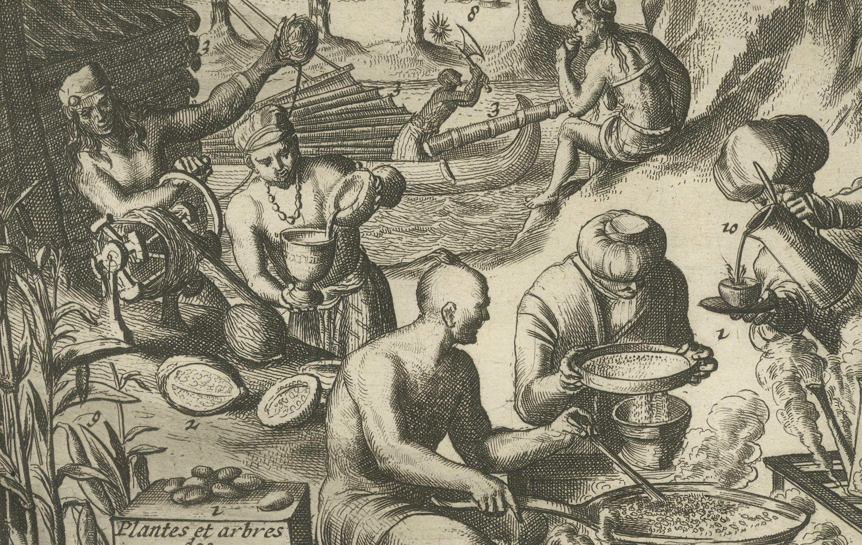 Global Harvests and Crafts: From the East Indies to Chinese Lacquerwork, c. 1708 For Sale 1