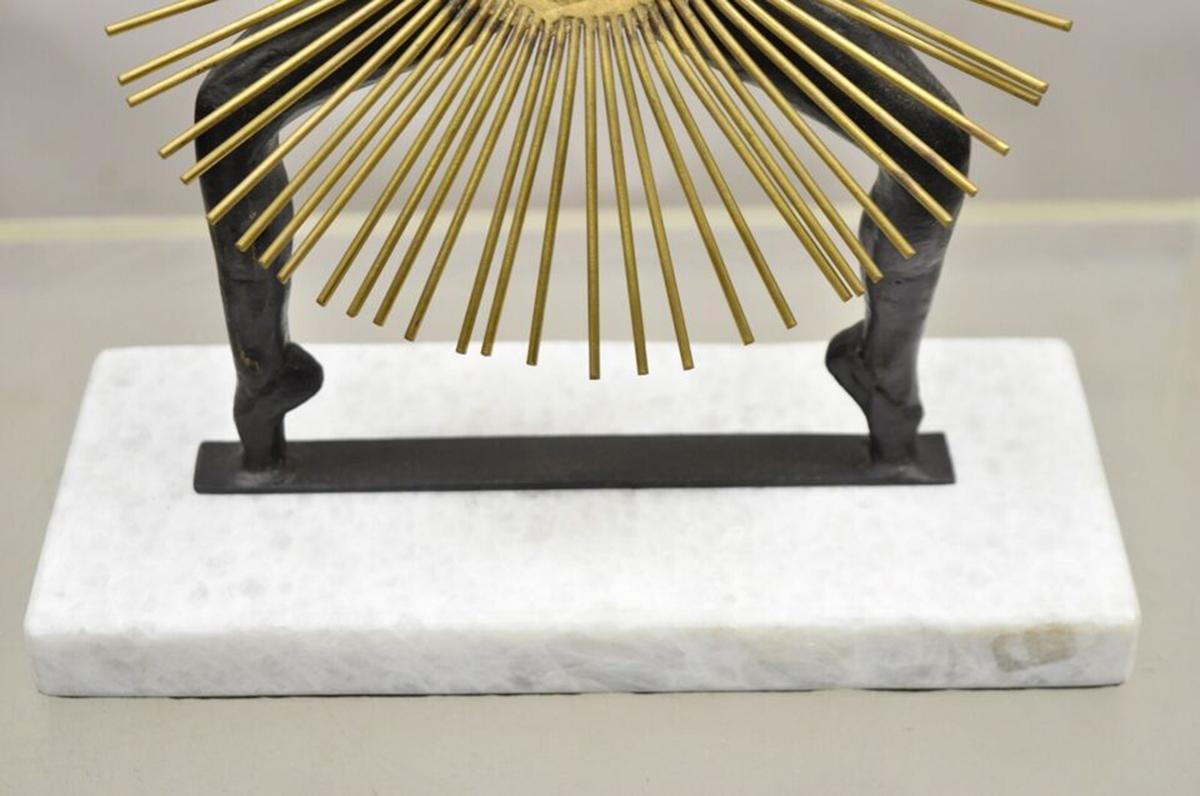 Global Views Bauhaus Grande Plié Bronze Ballerina Dancer Statue Sculpture 2