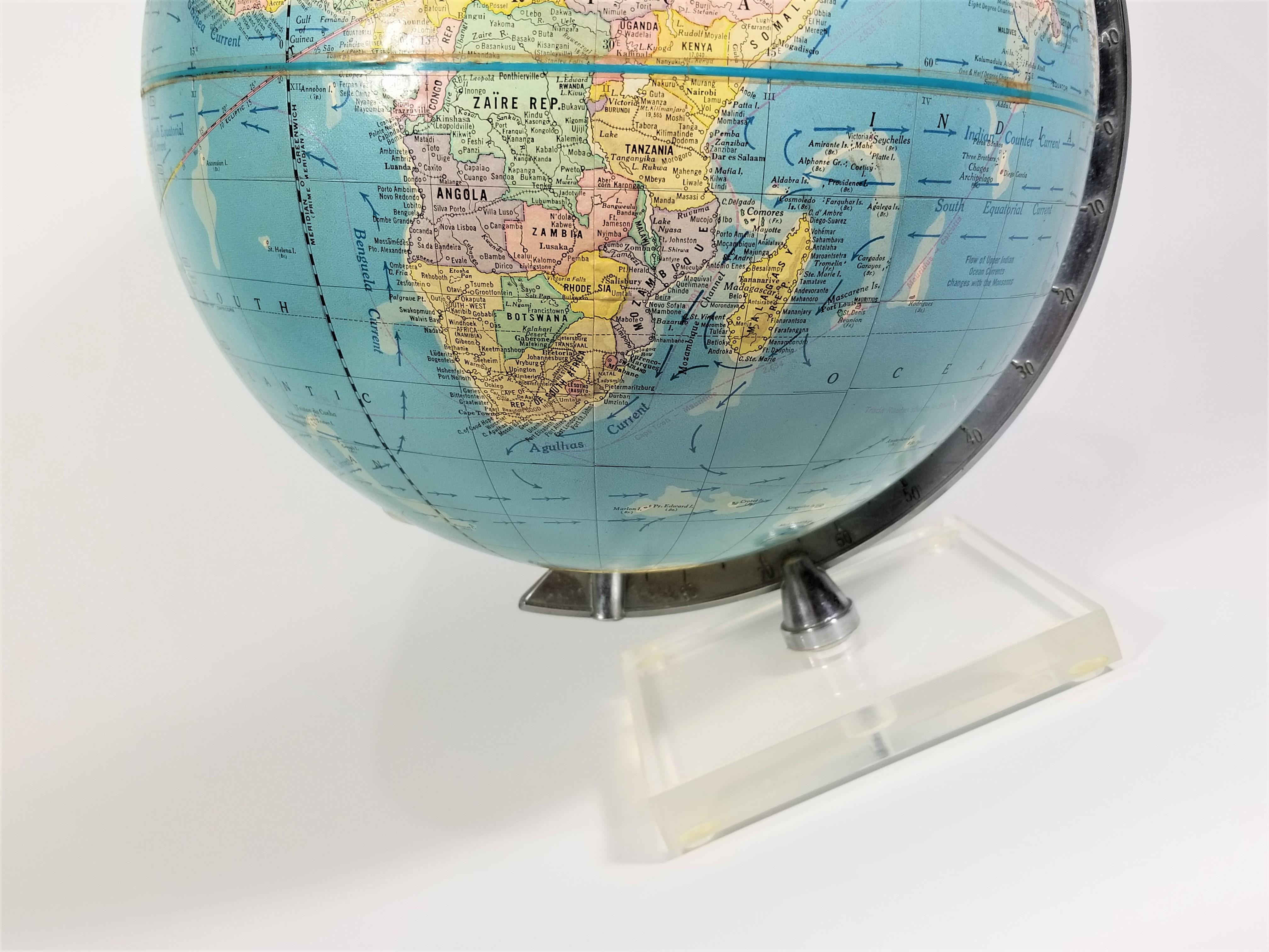 Globe 1960's Cram's with Lucite Base 7