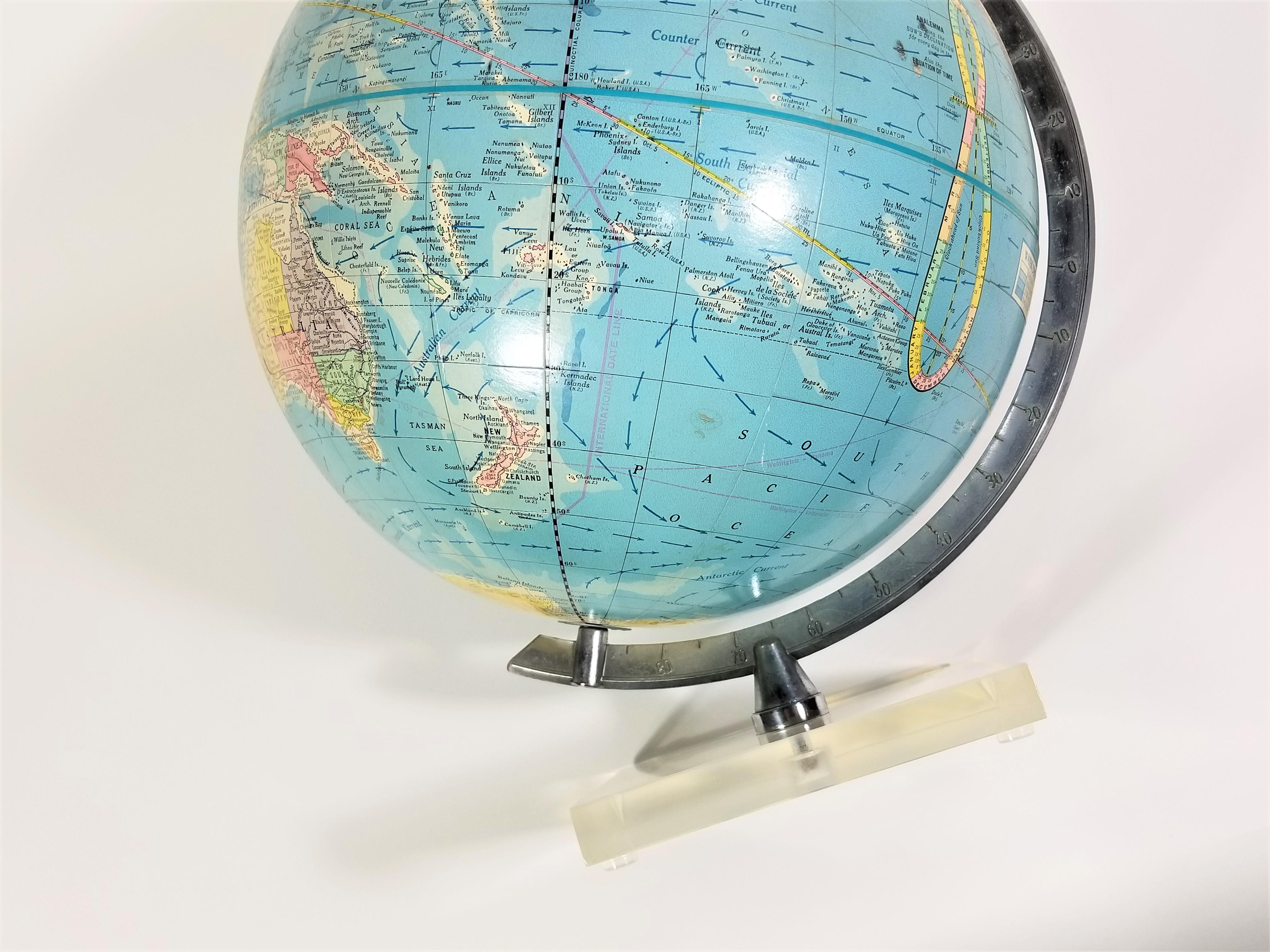 Globe 1960's Cram's with Lucite Base 9