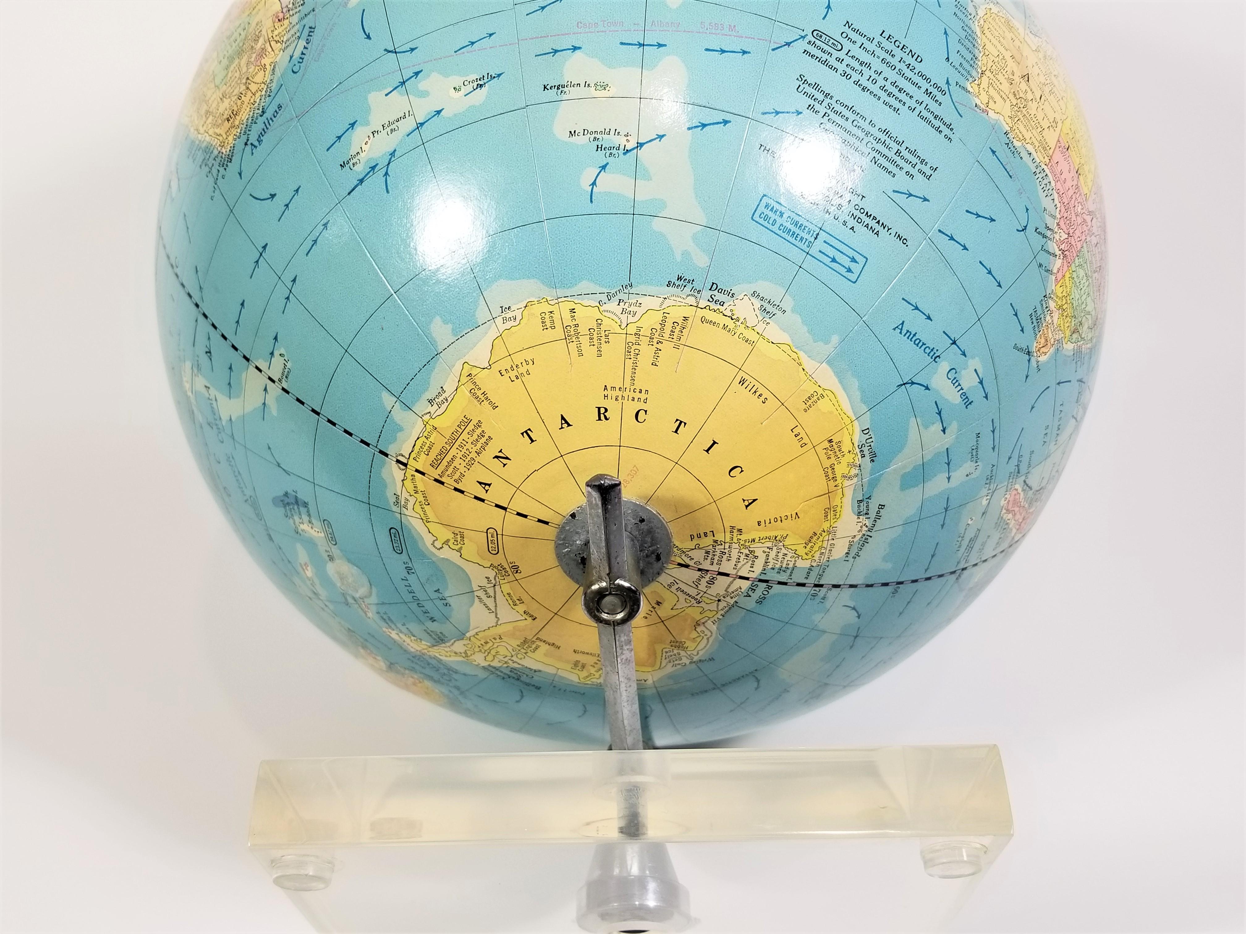 Globe 1960's Cram's with Lucite Base 10