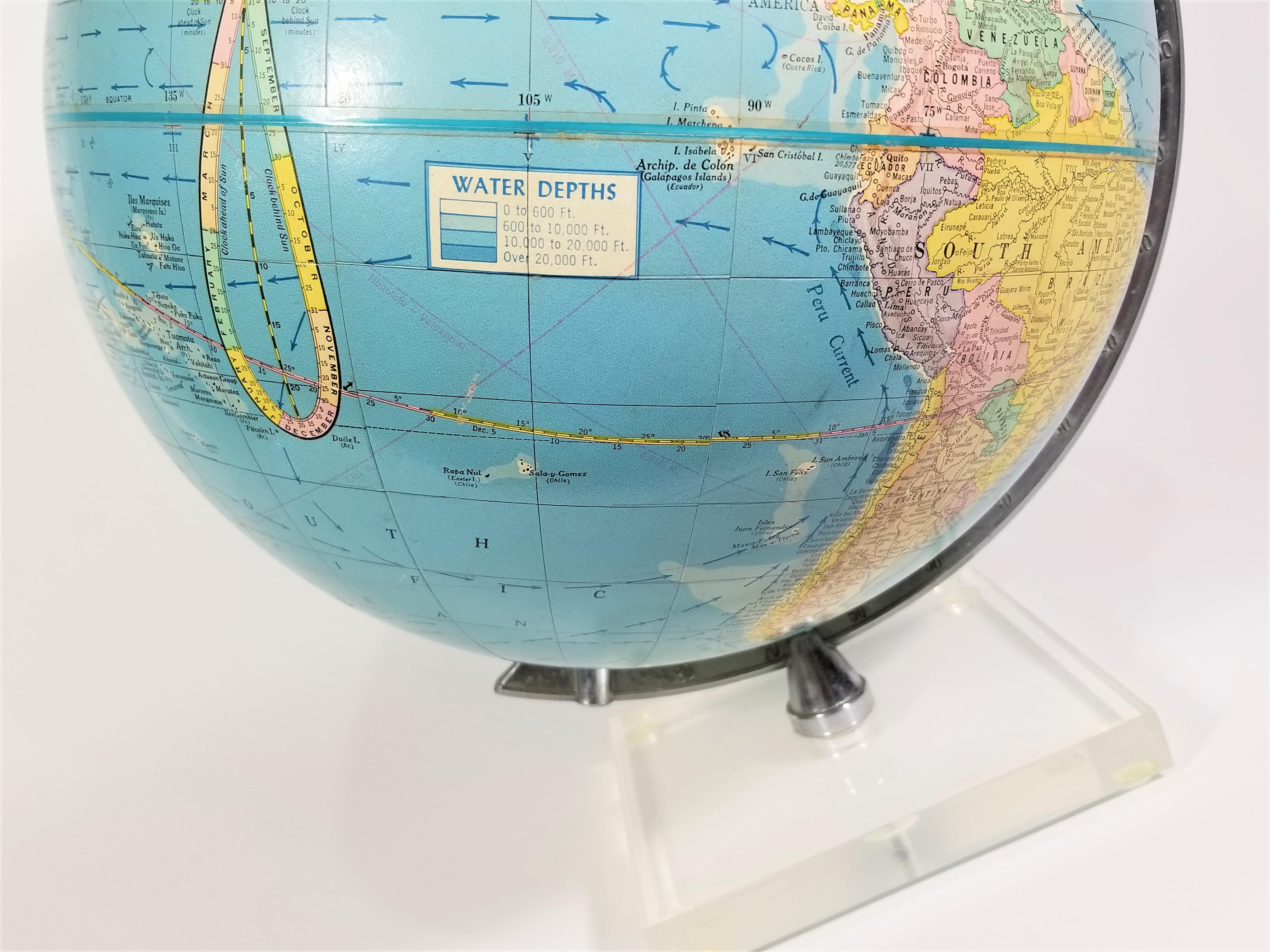 Globe 1960's Cram's with Lucite Base 11