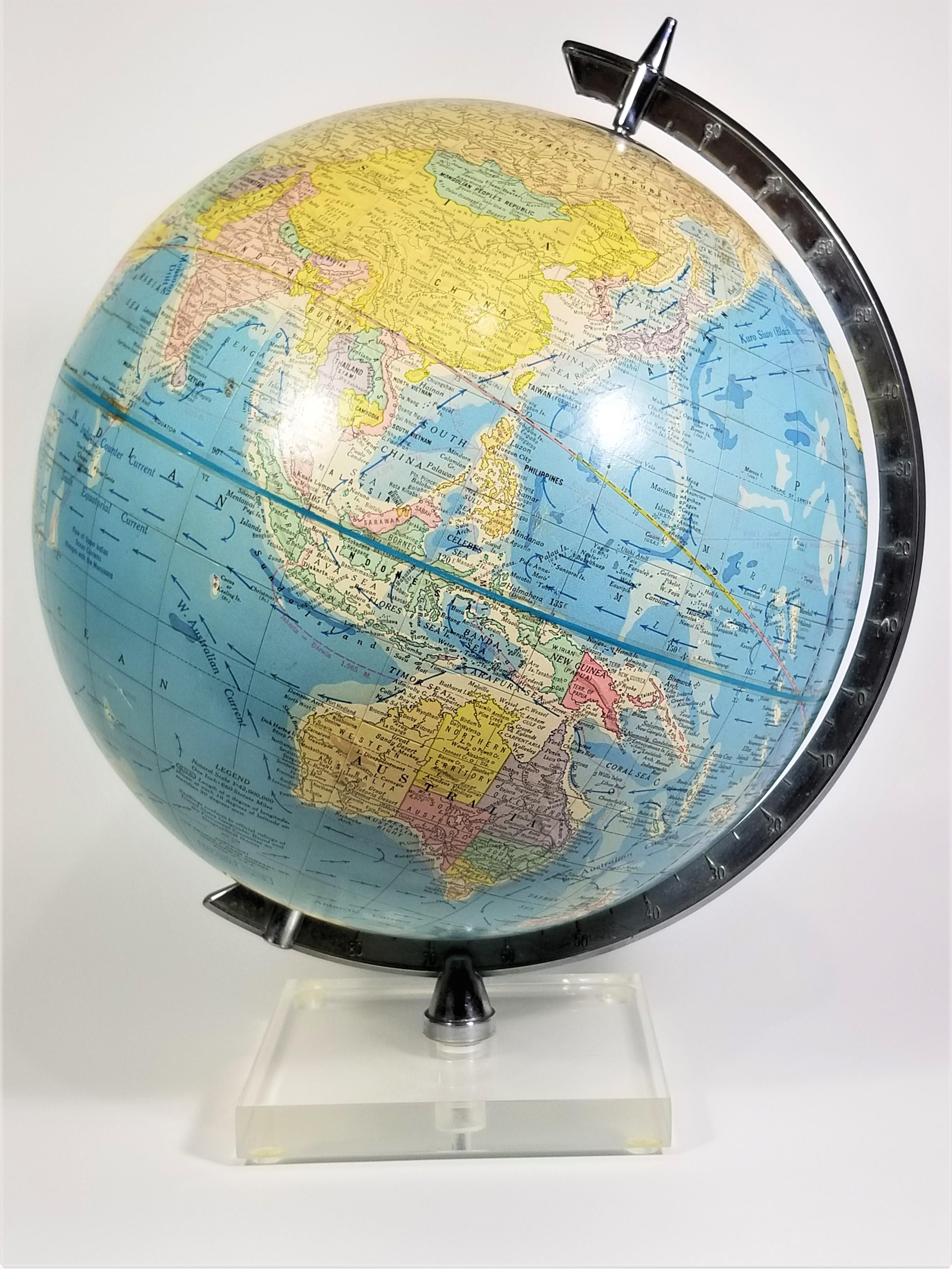 lucite globe
