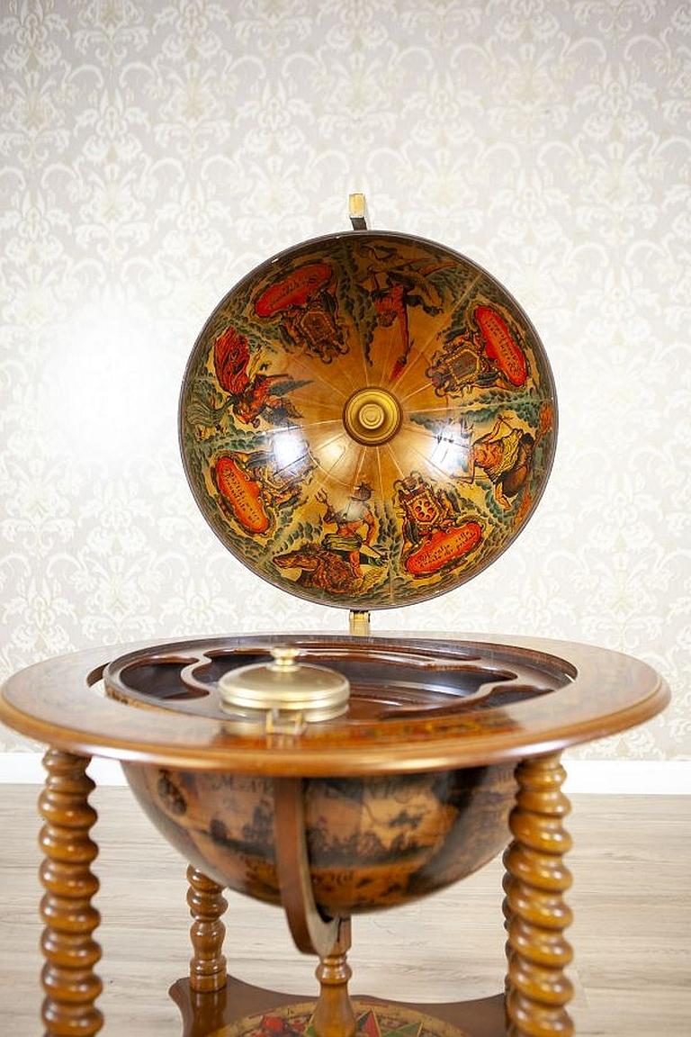 European Globe Bar from the Mid-20th Century