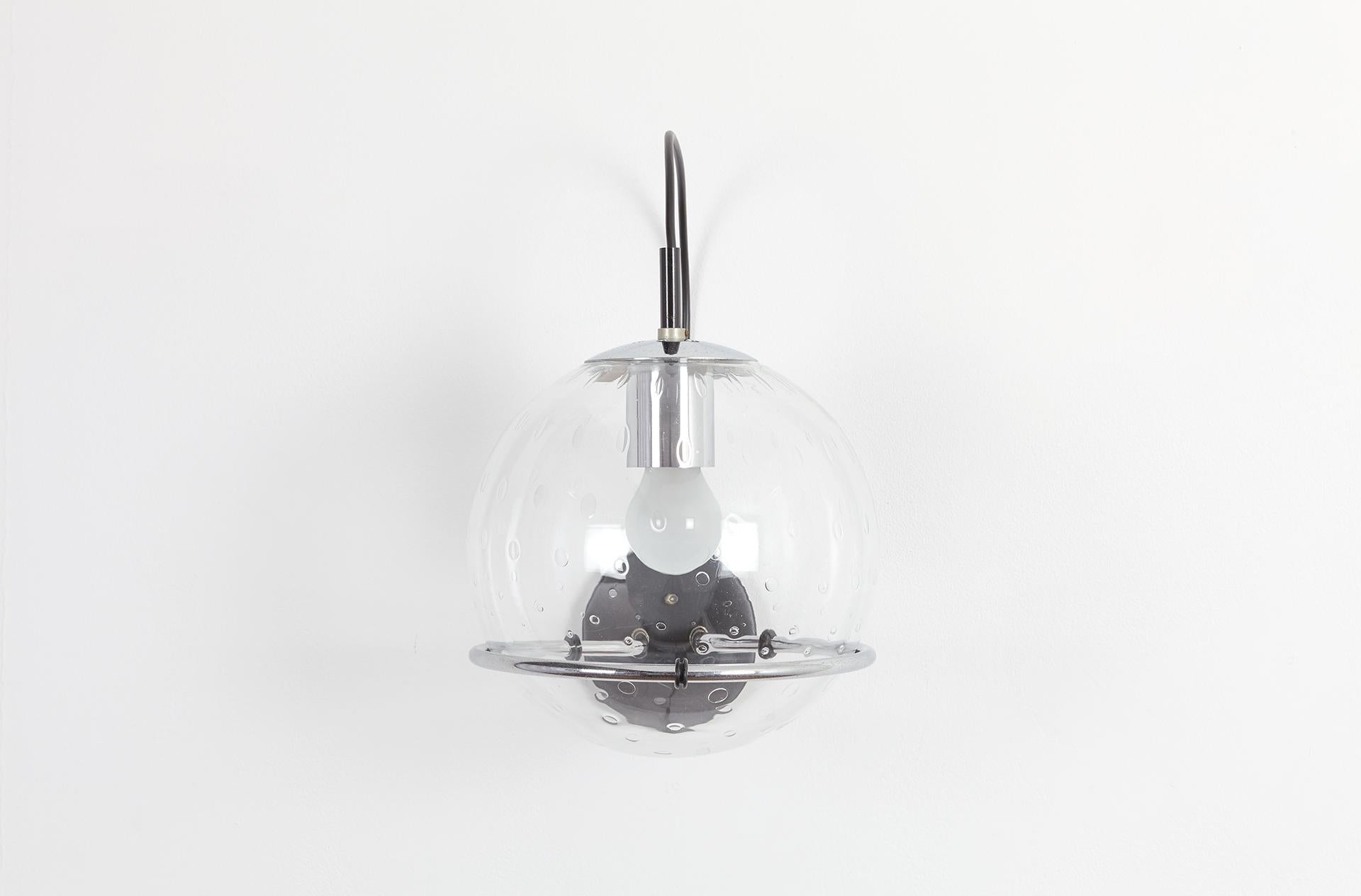 Mid-Century Modern Globe C-1725 Wall Light by RAAK For Sale