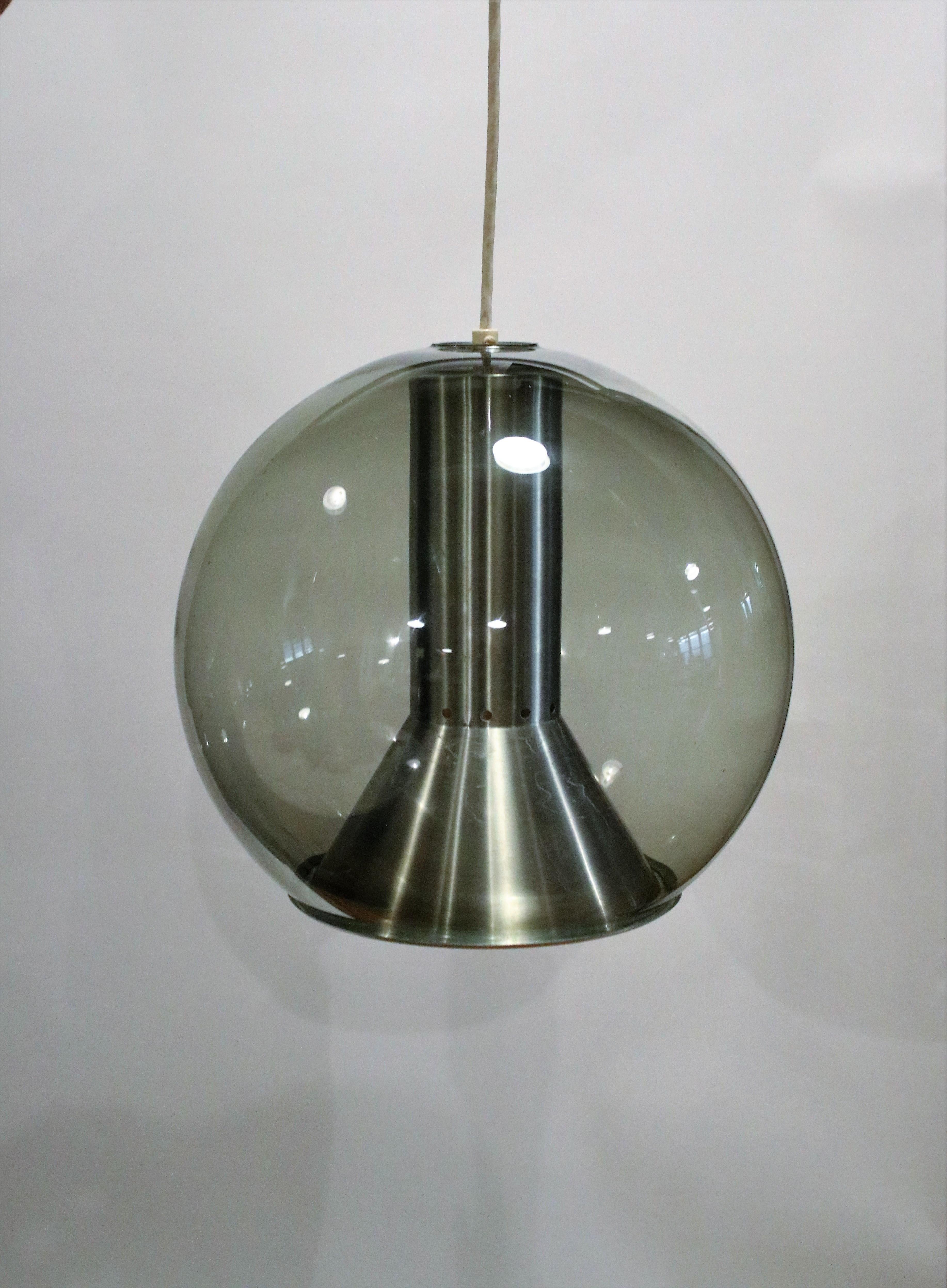 Mid-Century Modern Globe Ceiling Lamp by Franck Ligtelijn for RAAK