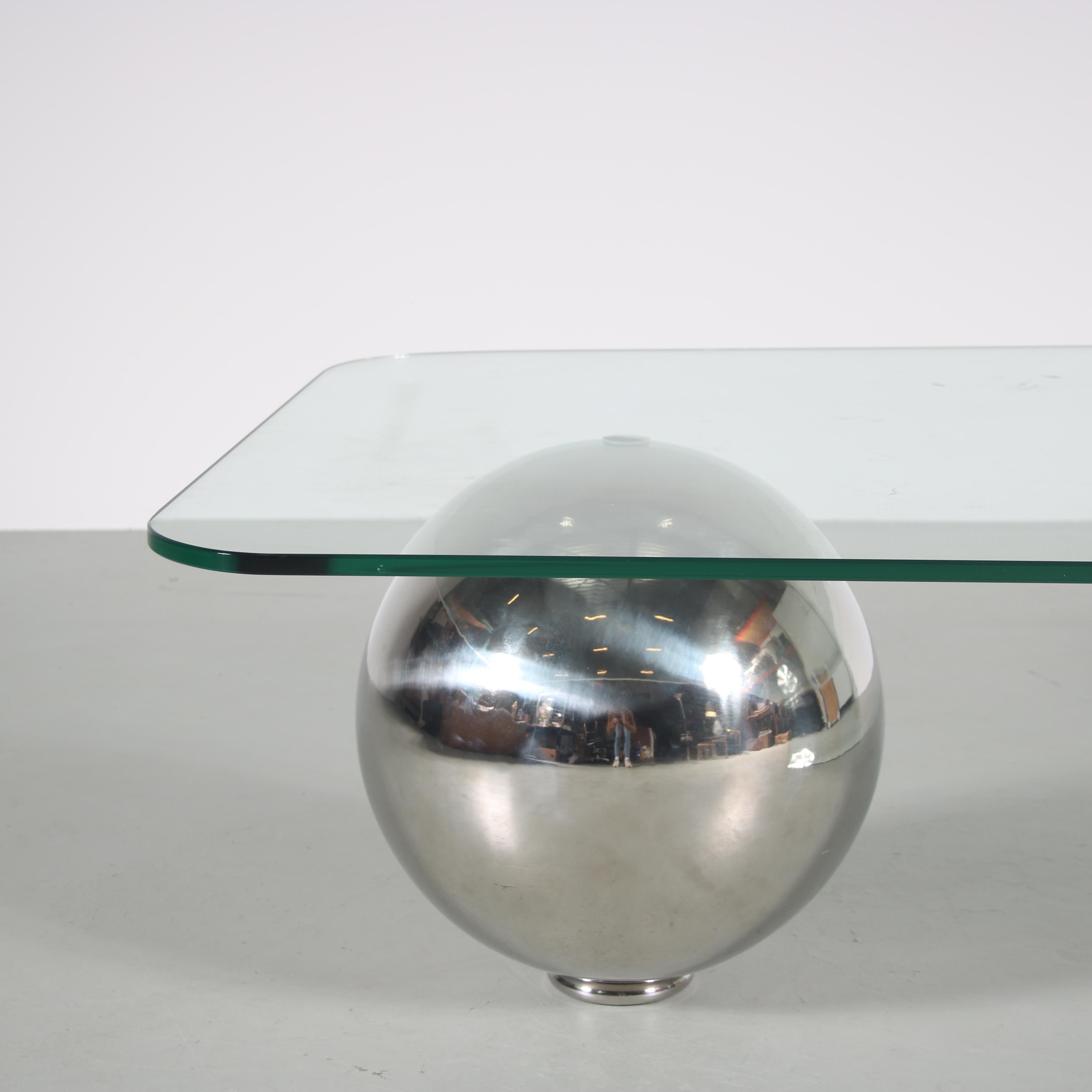 “Globe” Coffee Table by Giorgio Cattelan for Cattelan, Italy, 1970 2