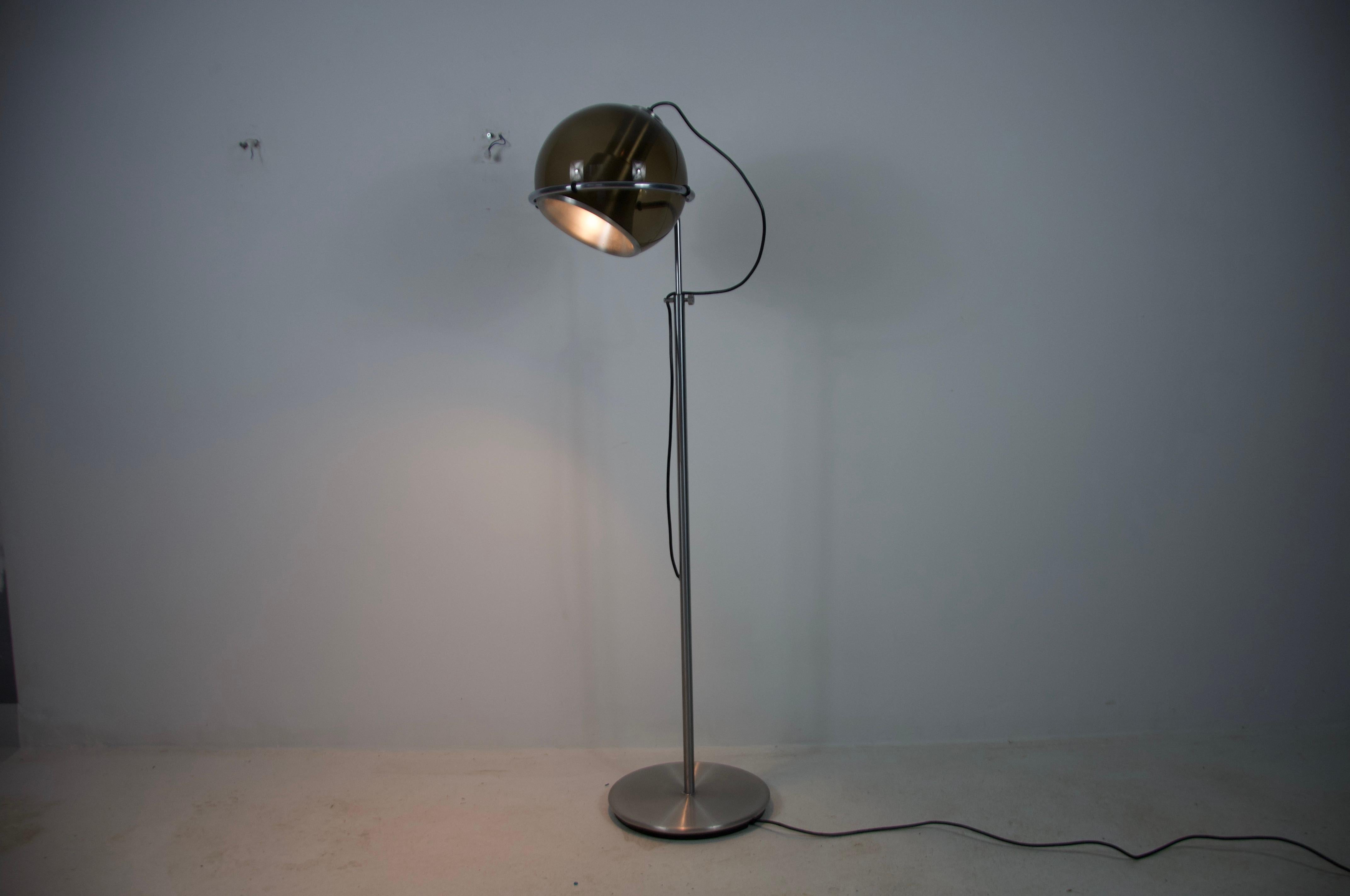 Globus Stehleuchte von Franck Ligtelijn für Raak, 1960er Jahre im Angebot 6