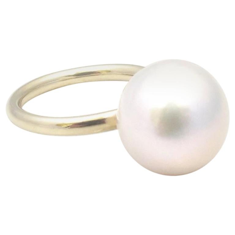 Jacqueline Rose Globe Freshwater Pearl Ring For Sale