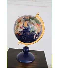 Semi Precious stone Globe of The World