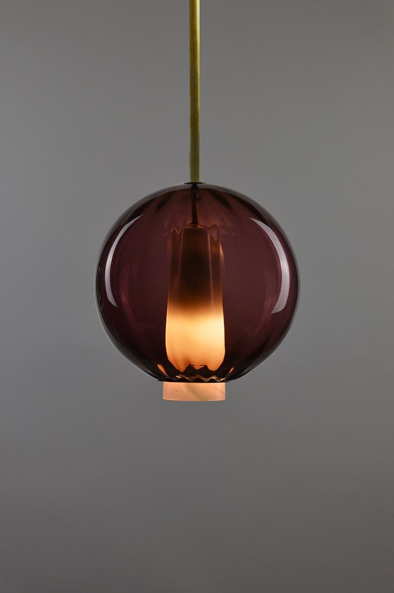 Contemporary Globe Pendant by Atelier George For Sale