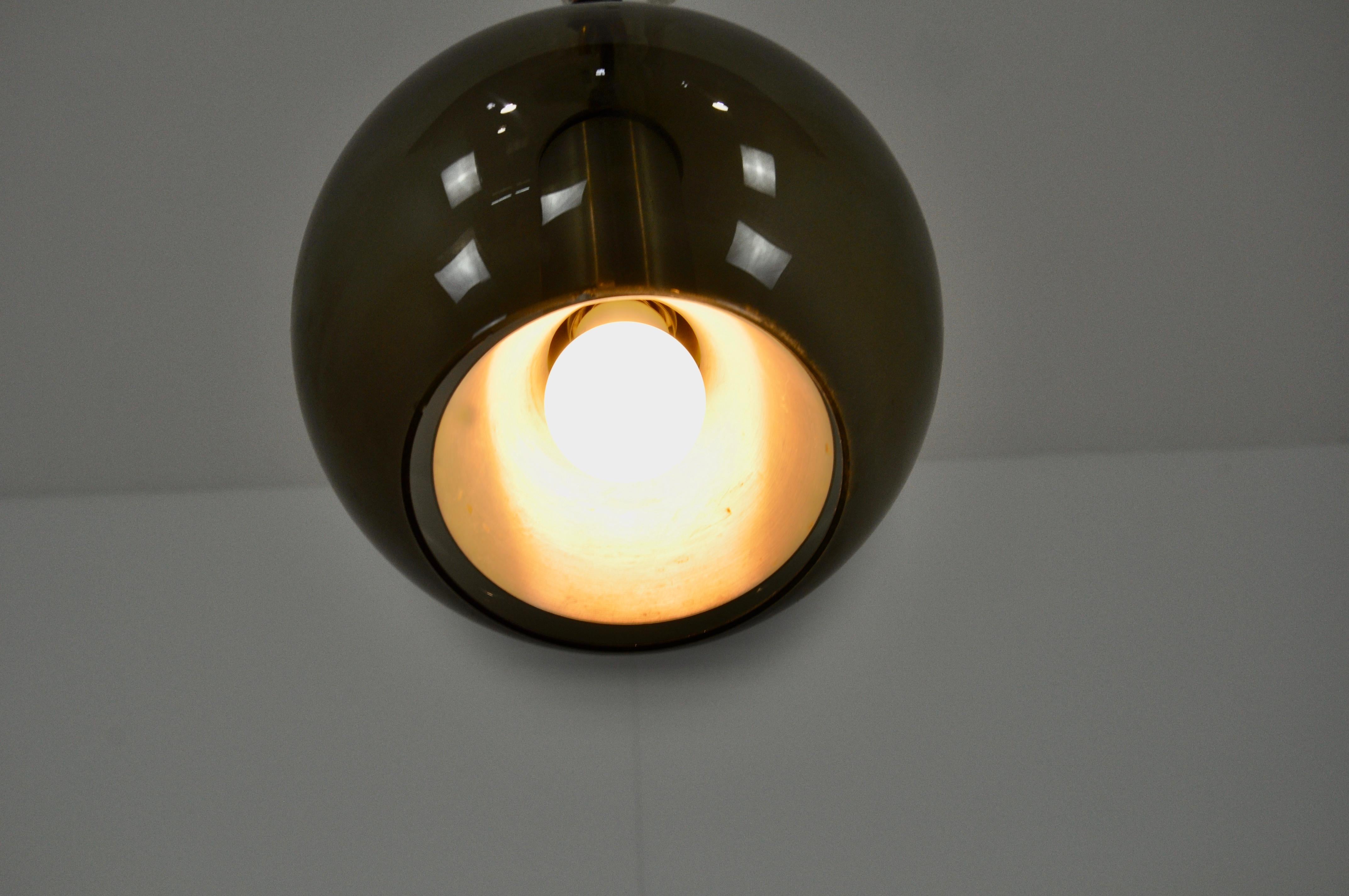 Mid-Century Modern Globe Pendant Lamp by Frank Ligtelijn for RAAK, 1960s