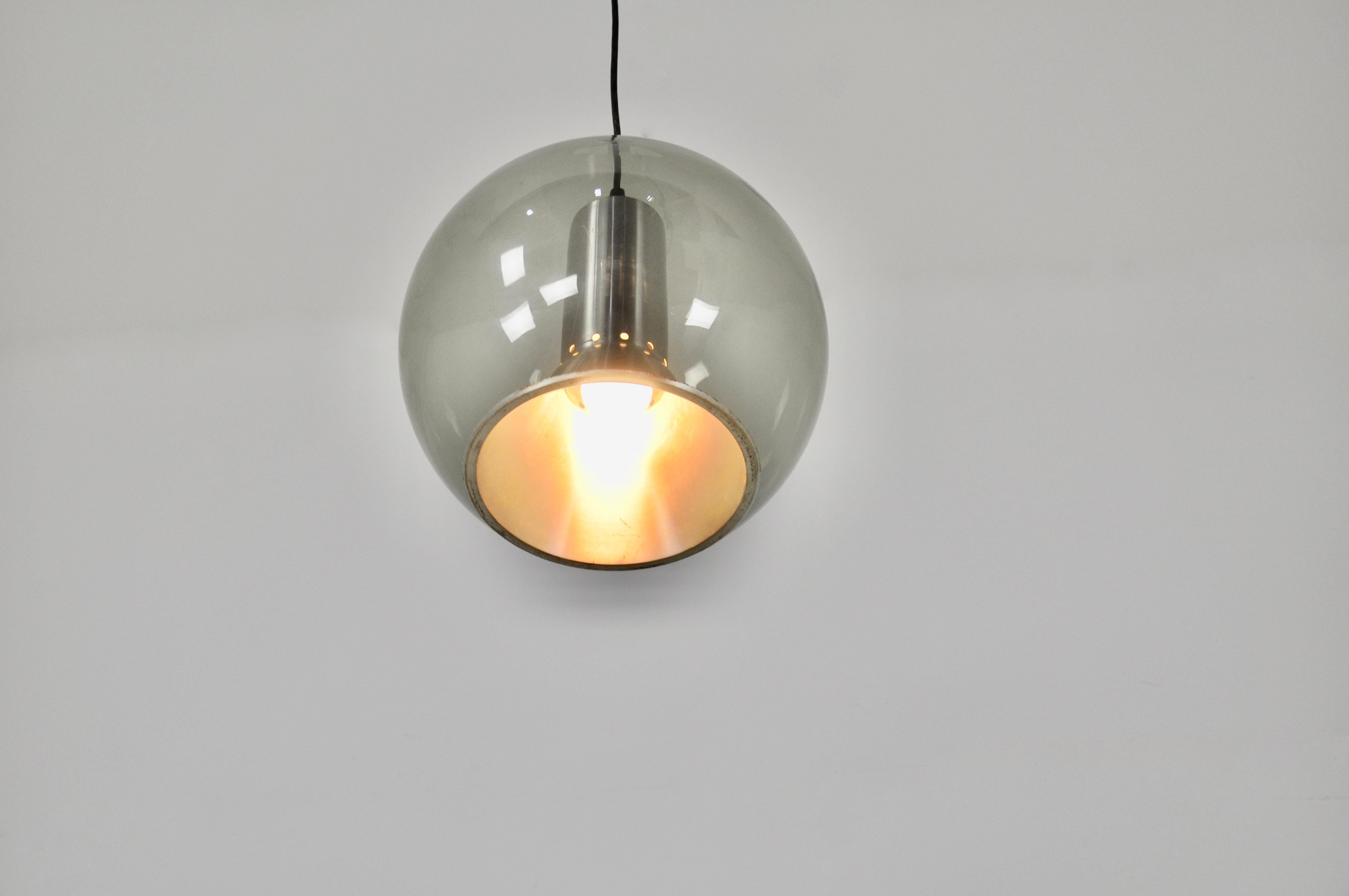 Mid-Century Modern Globe Pendant Lamp by Frank Ligtelijn for RAAK, 1960s