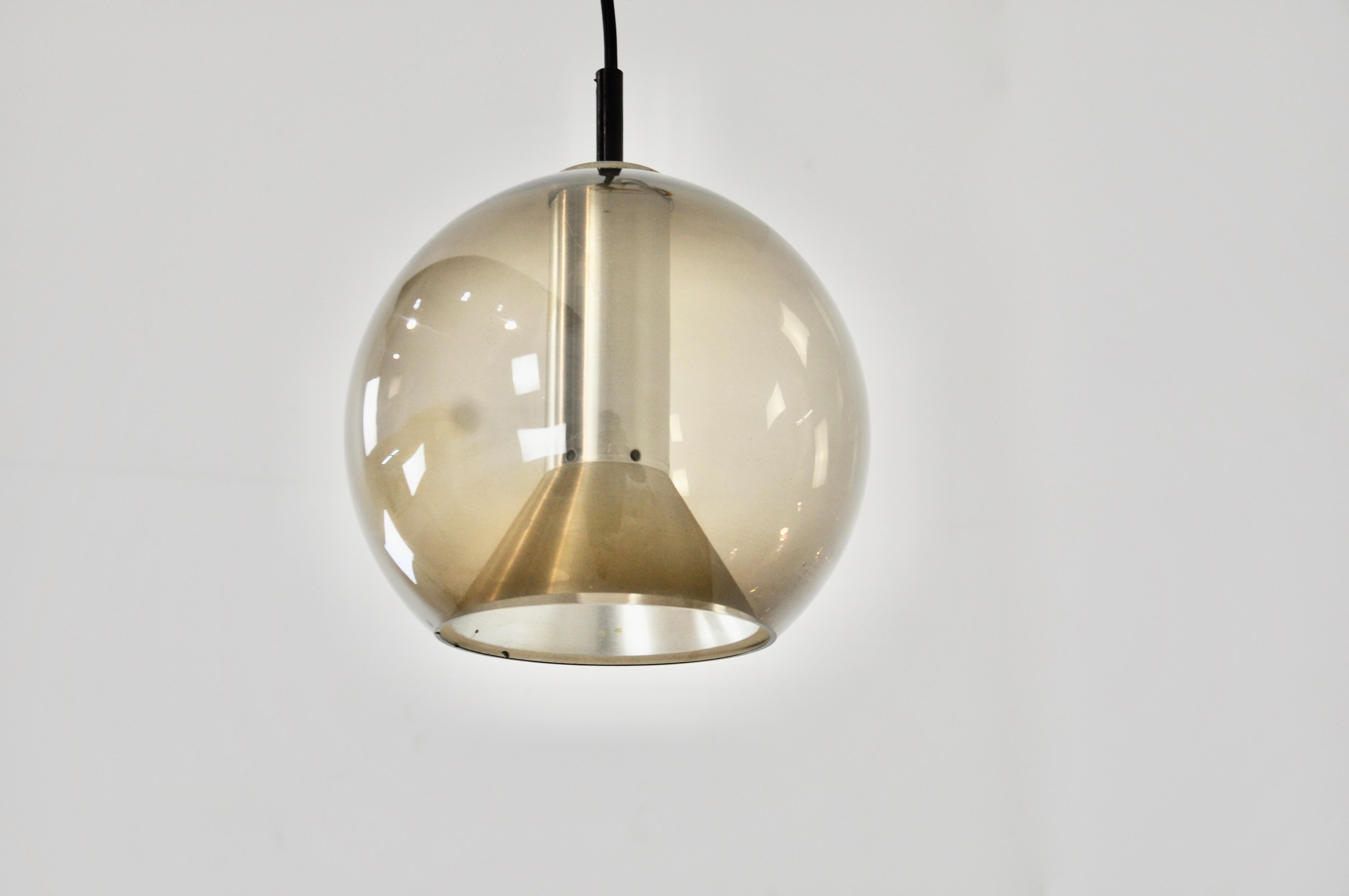 Aluminum Globe Pendant Lamp by Frank Ligtelijn for RAAK, 1960s