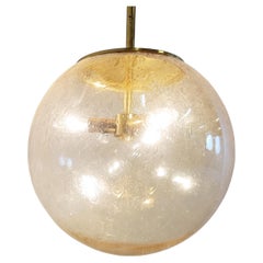 Globe Pendant Light by Glashutte Limburg, 1960s